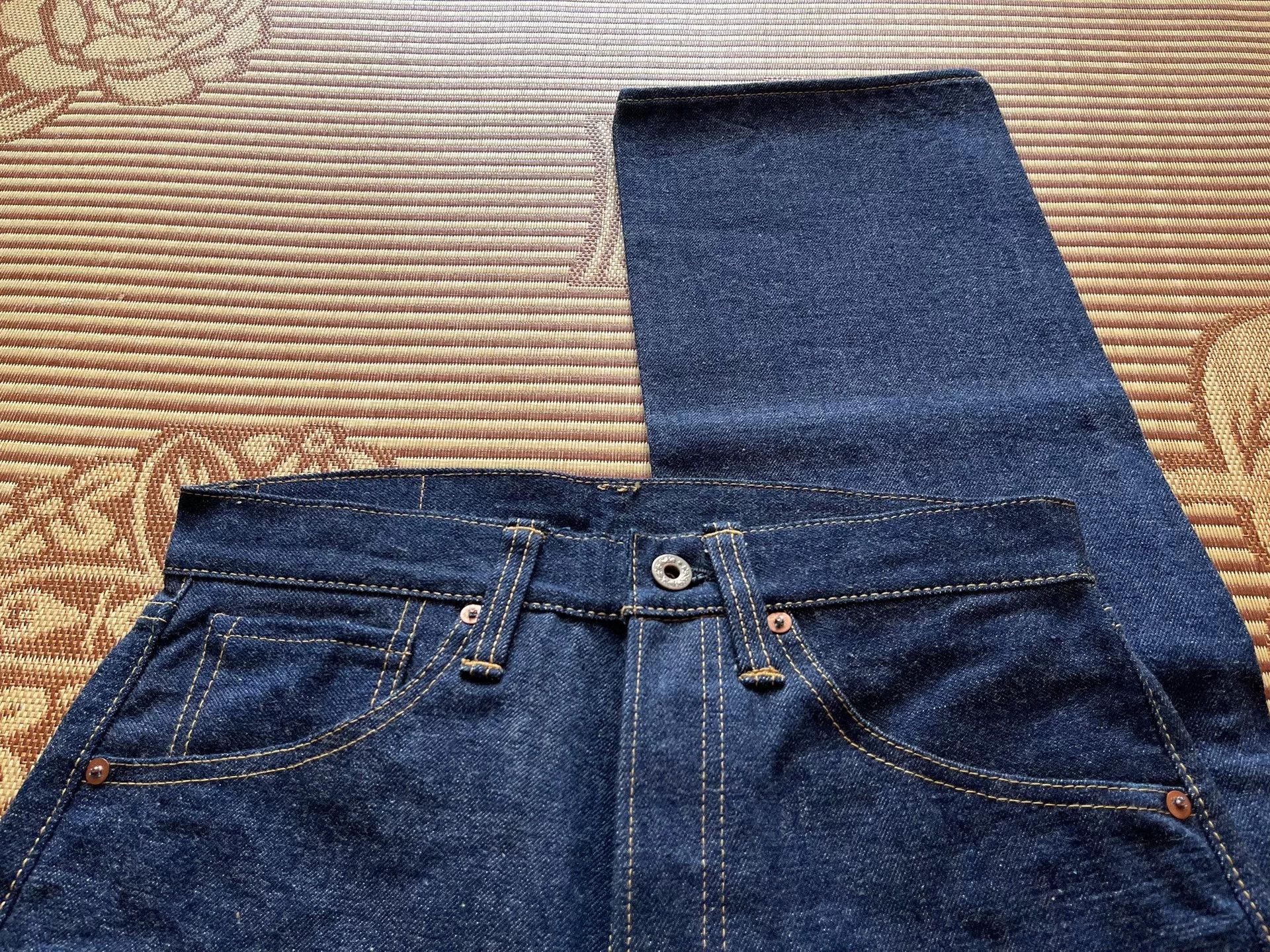 Warehouse & Co. Warehouse 1003xx Raw Denim Jeans Size US 30 / EU 46 - 7 Thumbnail