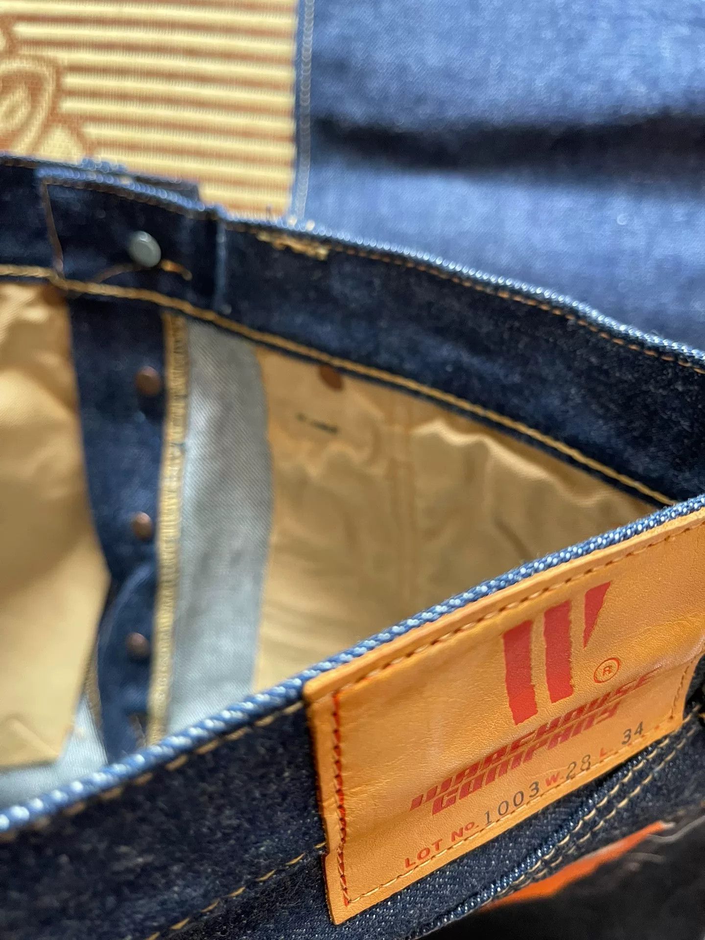 Warehouse & Co. Warehouse 1003xx Raw Denim Jeans Size US 30 / EU 46 - 8 Thumbnail