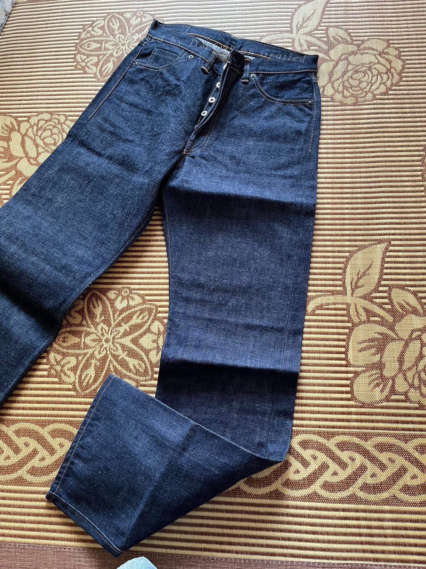 Warehouse & Co. Warehouse 1001xx Raw Denim Jeans Size US 32 / EU 48 - 9 Thumbnail