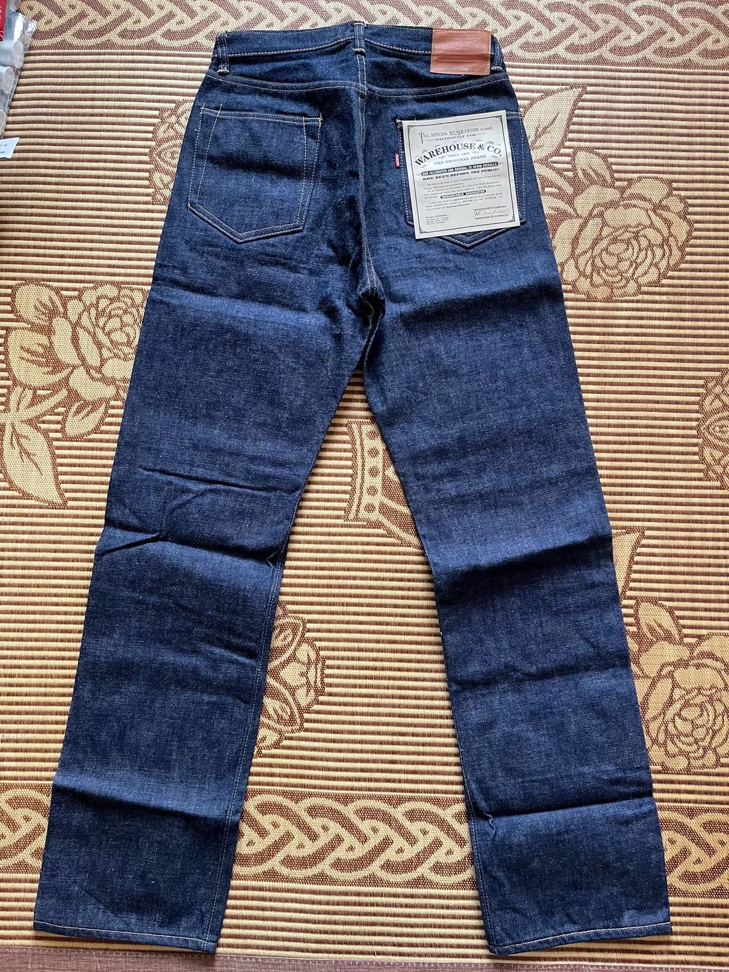 Warehouse & Co. Warehouse 1001xx Raw Denim Jeans Size US 32 / EU 48 - 3 Thumbnail
