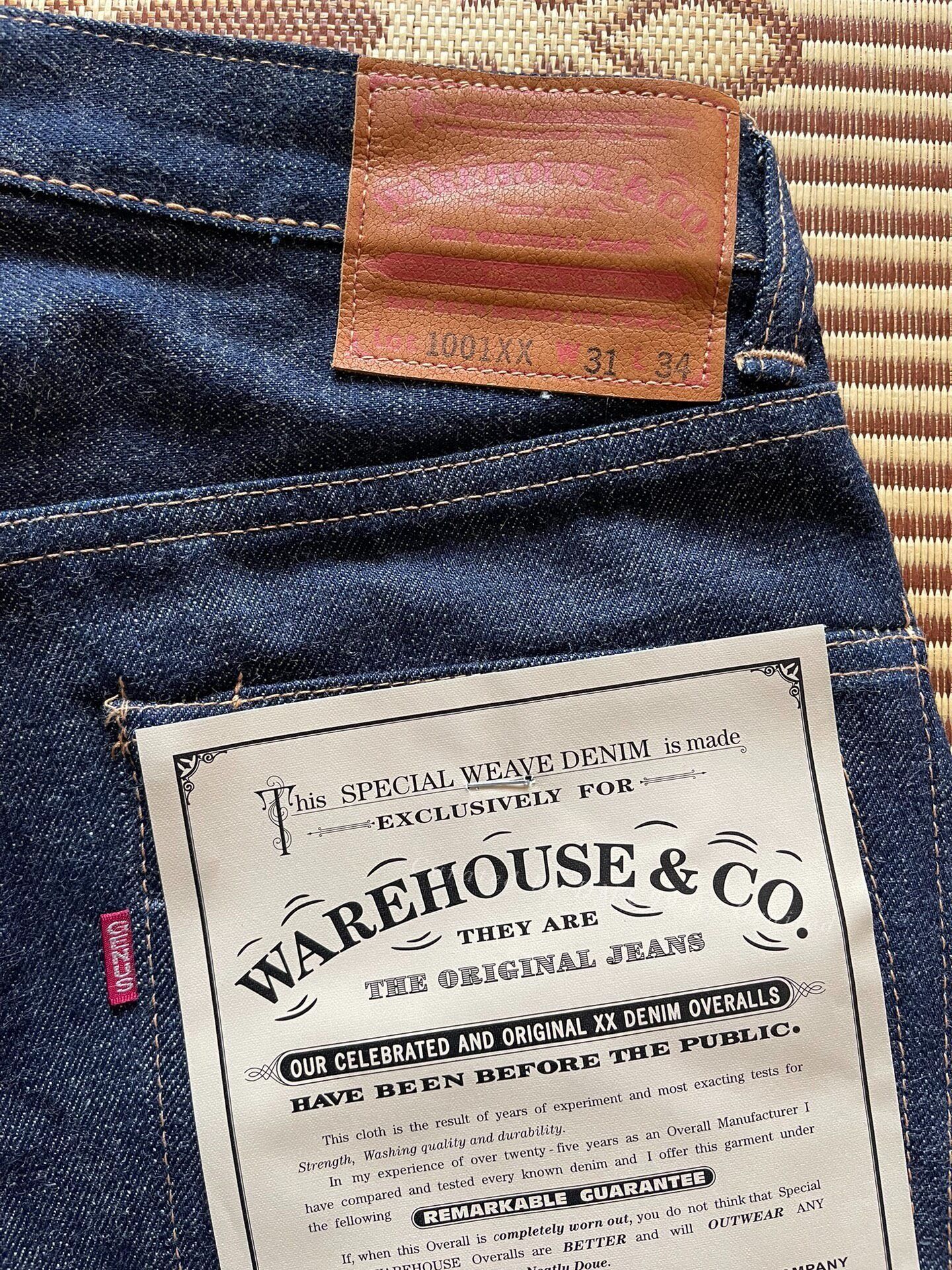 Warehouse & Co. Warehouse 1001xx Raw Denim Jeans Size US 32 / EU 48 - 4 Thumbnail
