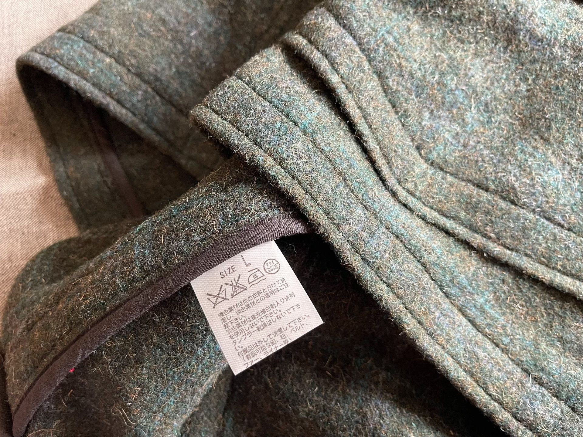 Levi's Vintage Clothing Levi's LVC Shawl Collar Wool Plaid Coat Size US L / EU 52-54 / 3 - 8 Thumbnail