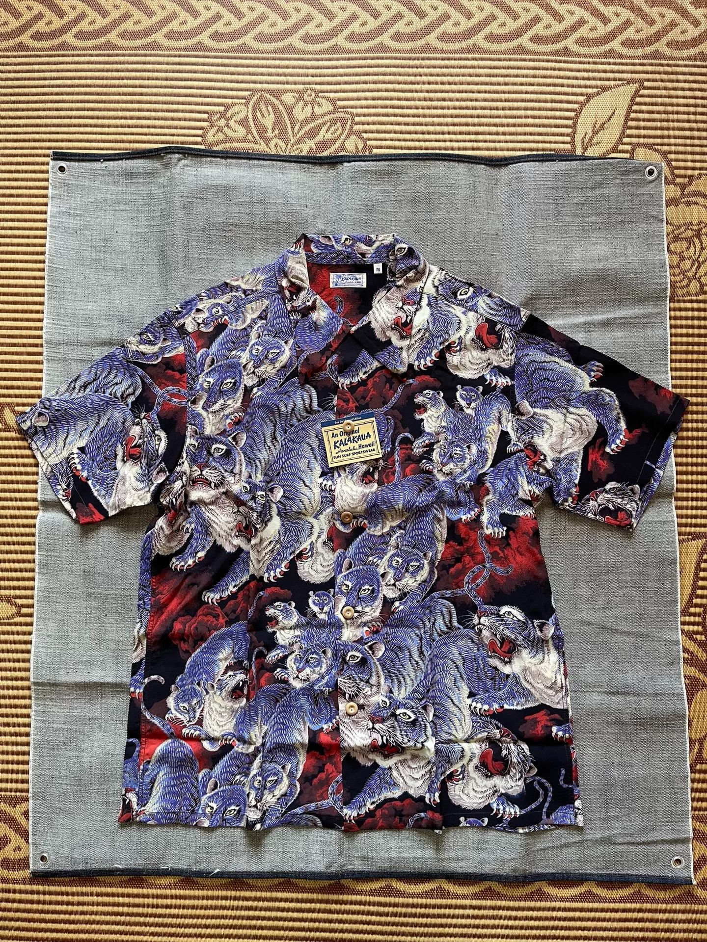Sun Surf Sun Surf Hundred Tigers Hawaiian Shirt Size US M / EU 48-50 / 2 - 2 Thumbnail