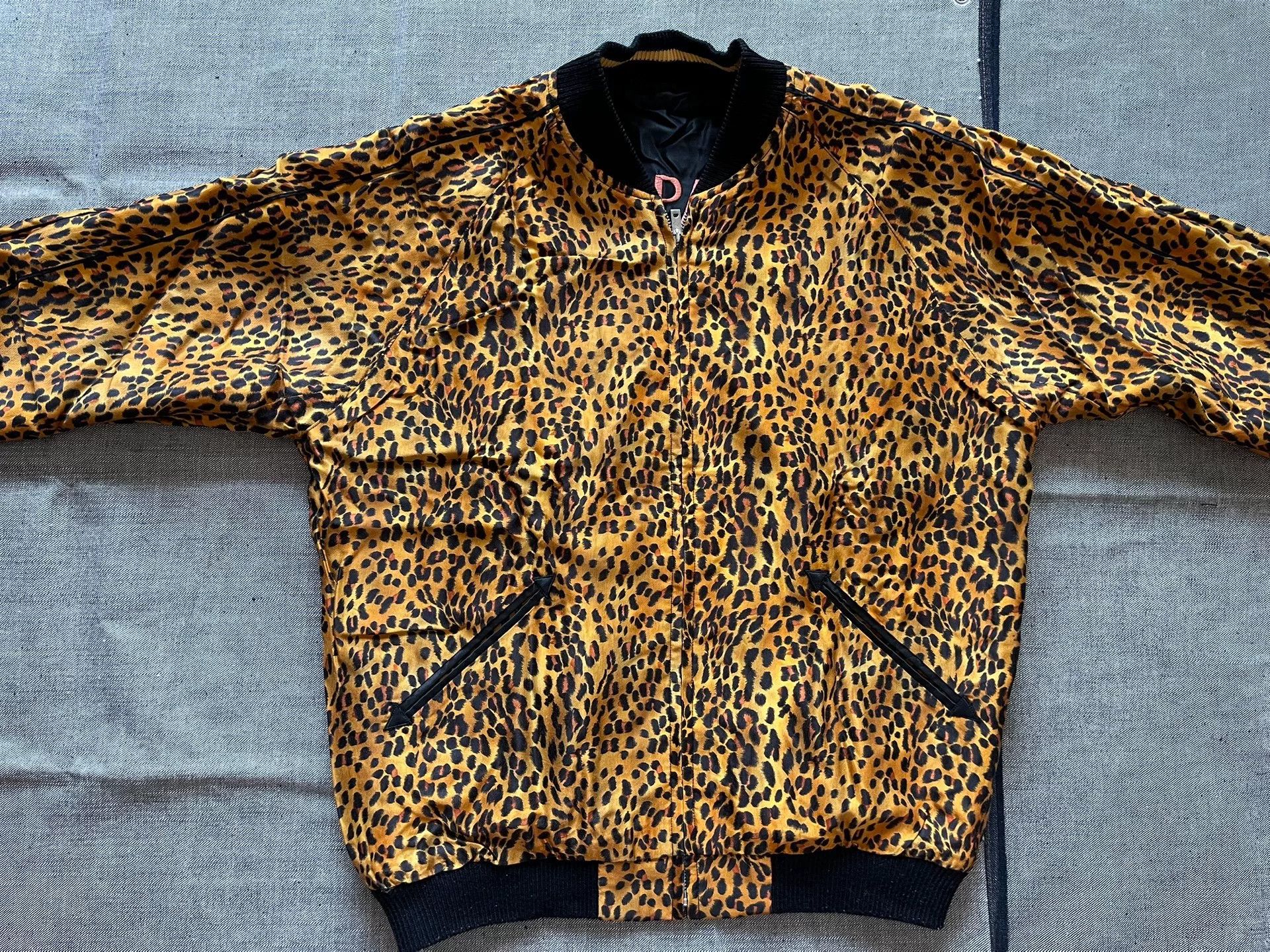 Beams Japan Toyo Beams Leopard Sukajan Embroidery Jacket Size US L / EU 52-54 / 3 - 5 Thumbnail