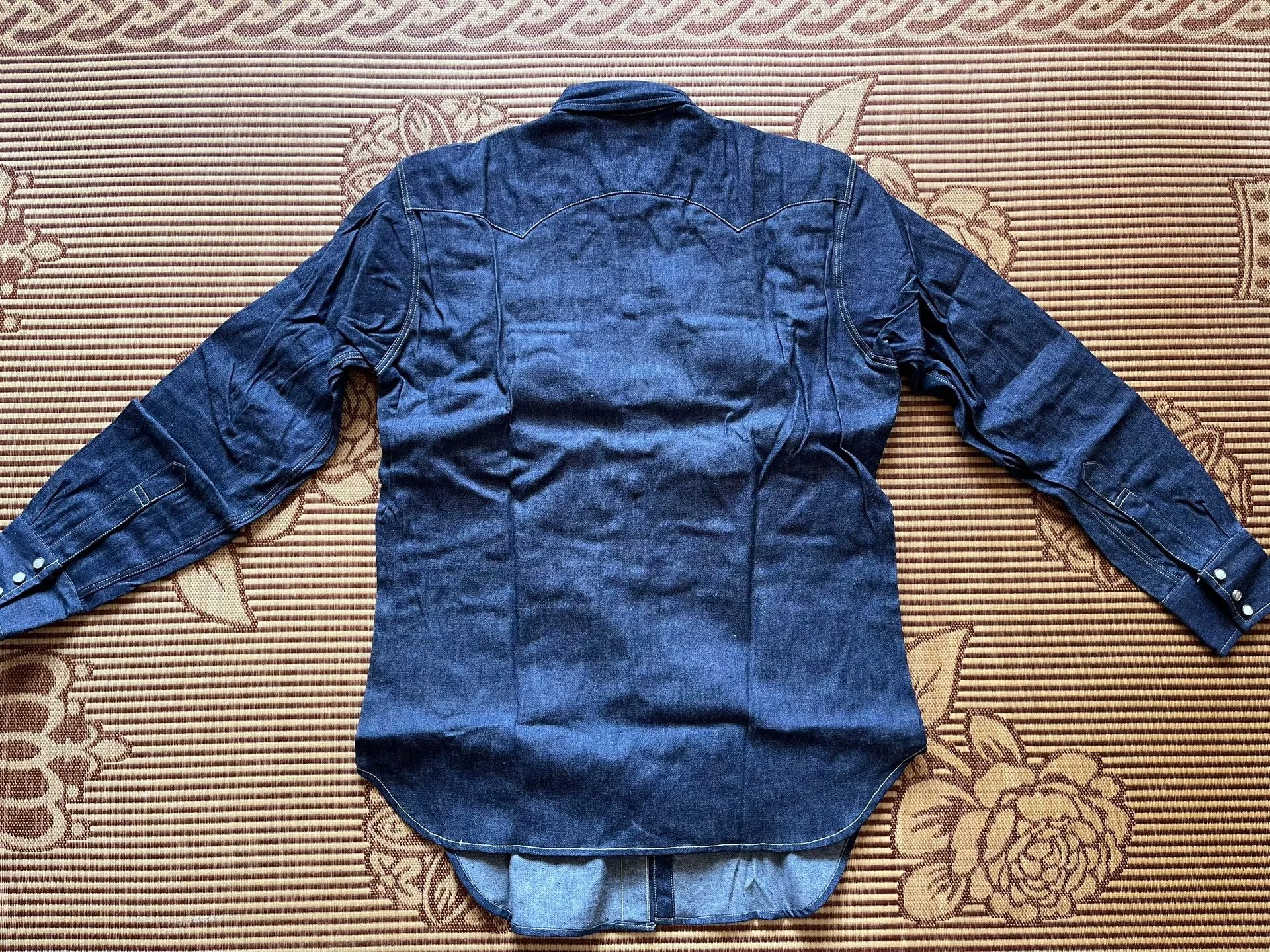 LVC Levi's LVC 555 Raw Denim Shirt Size US L / EU 52-54 / 3 - 5 Thumbnail