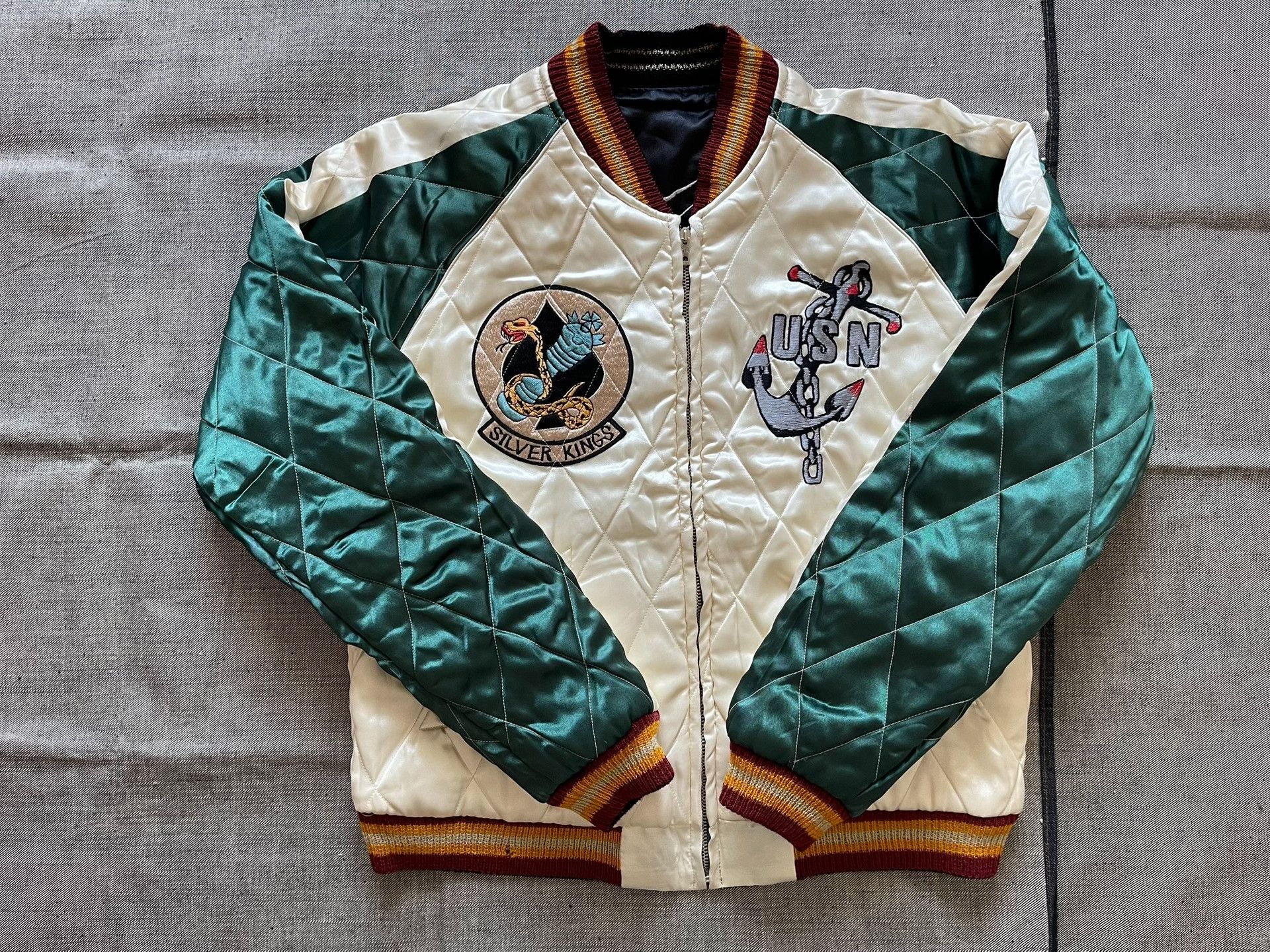 Other Toyo Yokosuka Embroidered Skull Snake Jacket Size US M / EU 48-50 / 2 - 5 Thumbnail