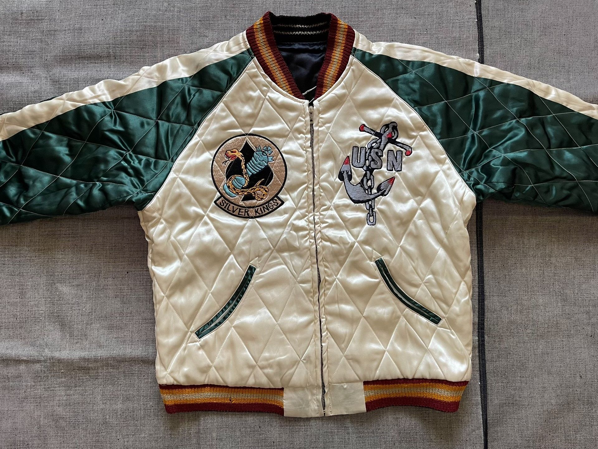 Other Toyo Yokosuka Embroidered Skull Snake Jacket Size US M / EU 48-50 / 2 - 4 Thumbnail