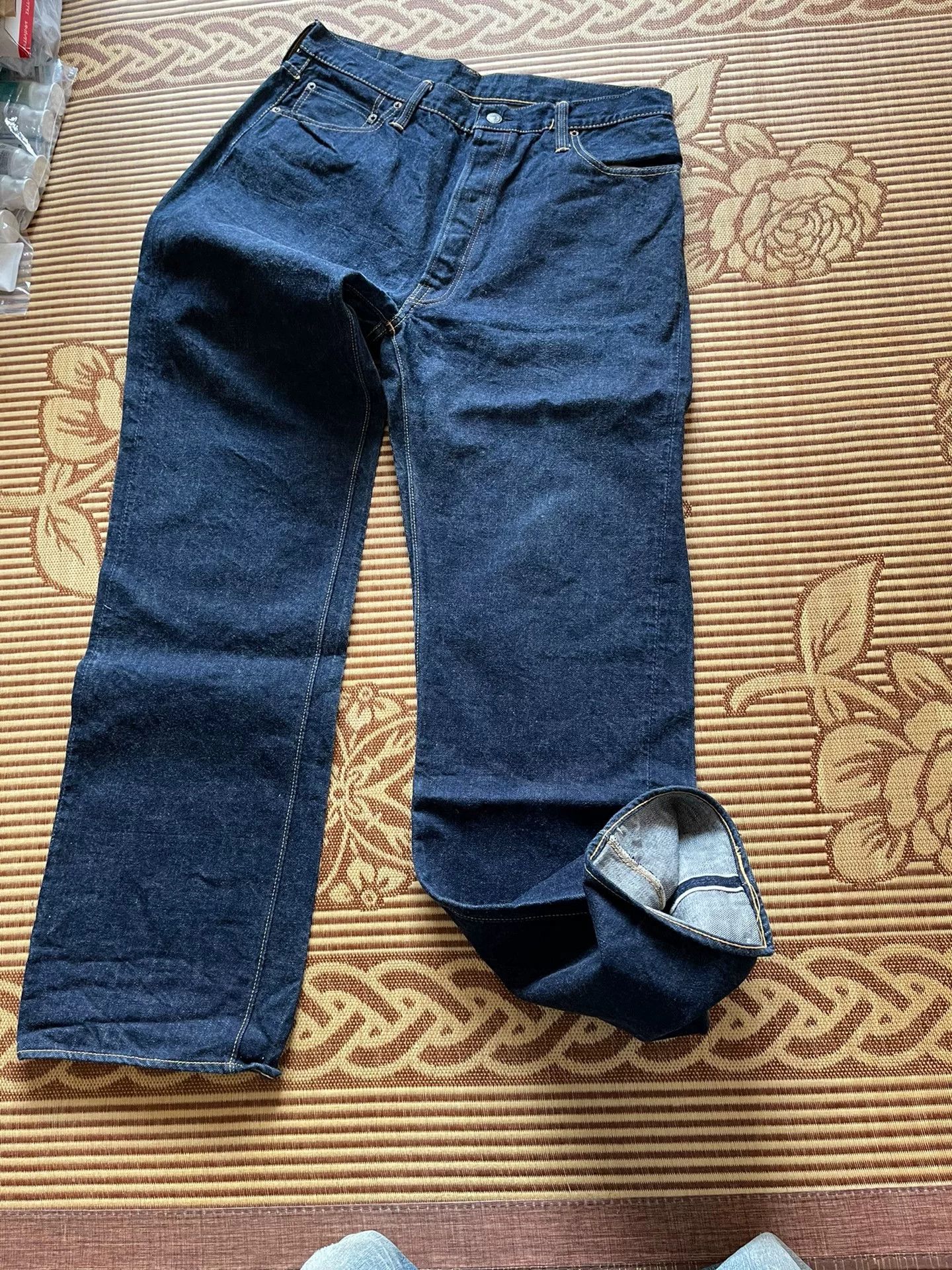 Levi's Levis Skull Limited Original Blue Jeans Size US 26 / EU 42 - 9 Thumbnail