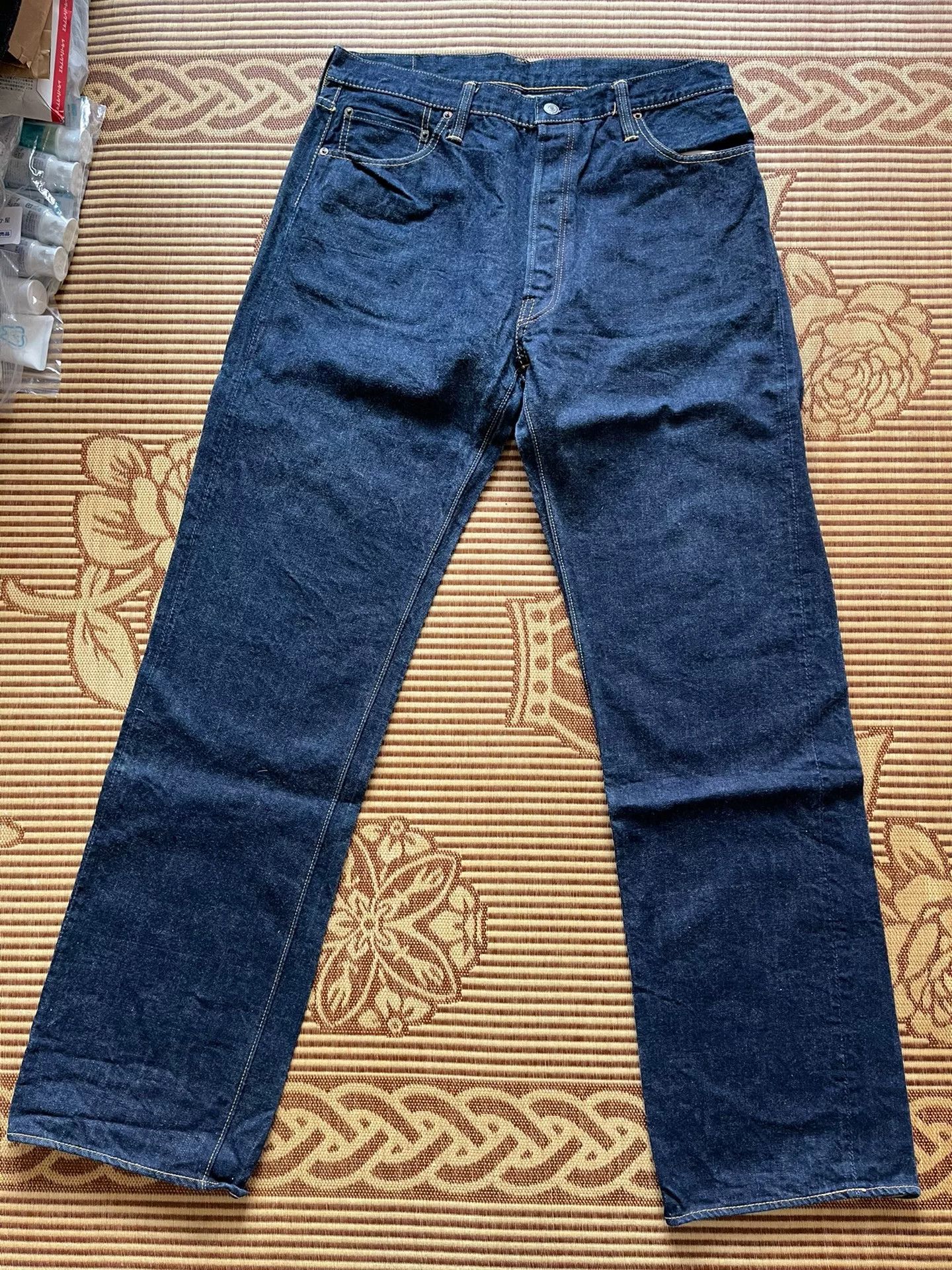 Levi's Levis Skull Limited Original Blue Jeans Size US 26 / EU 42 - 3 Thumbnail