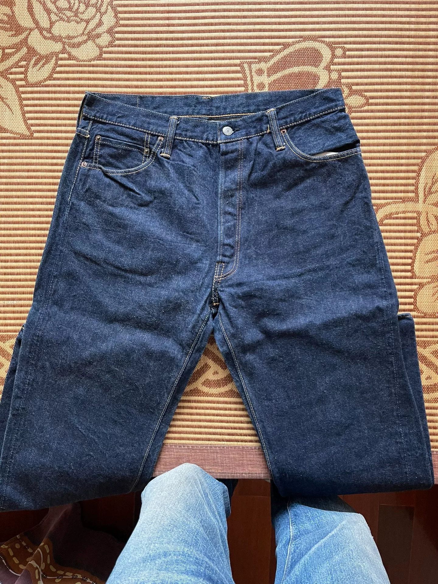 Levi's Levis Skull Limited Original Blue Jeans Size US 26 / EU 42 - 5 Thumbnail