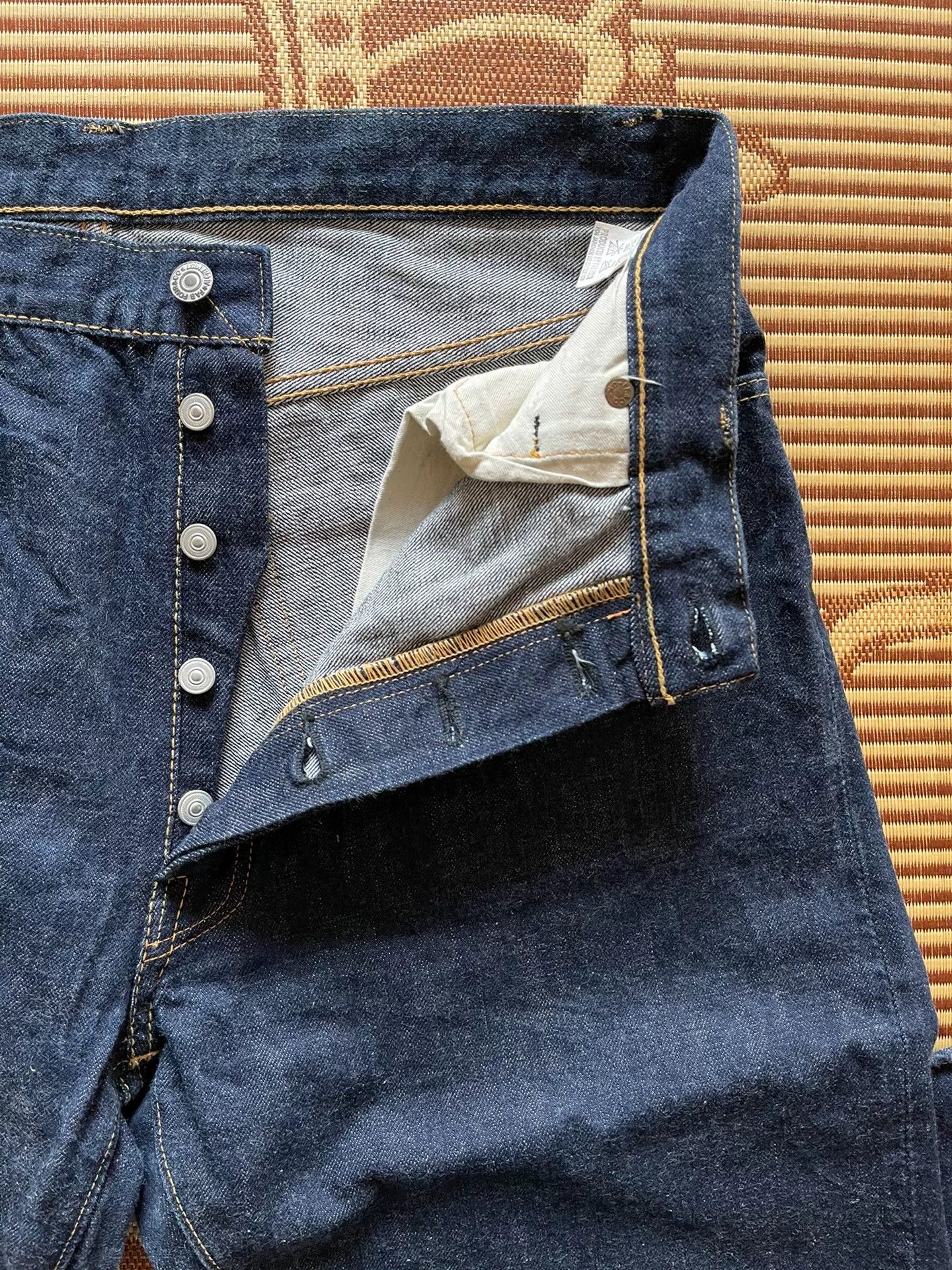 Levi's Levis Skull Limited Original Blue Jeans Size US 26 / EU 42 - 6 Thumbnail