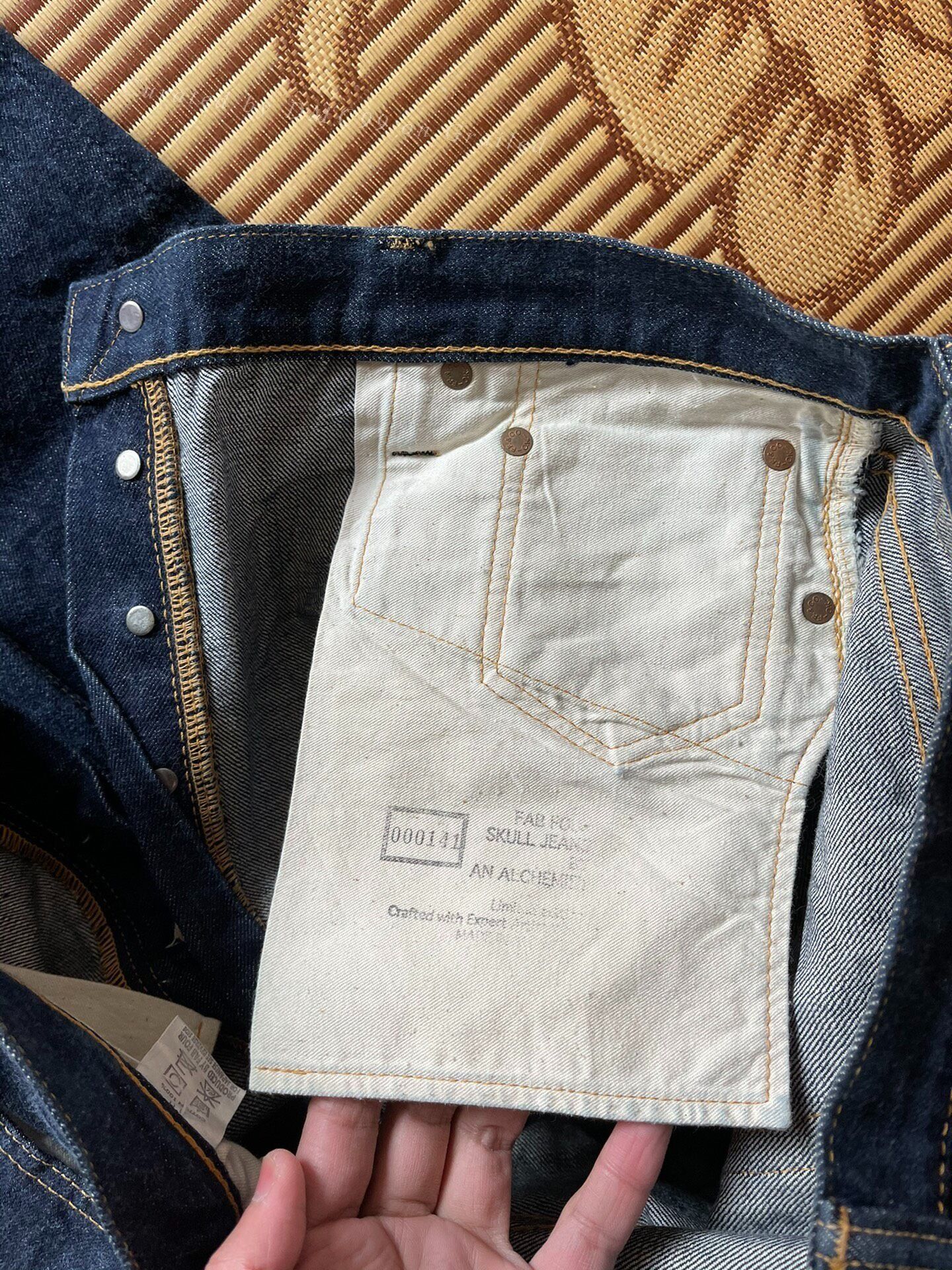 Levi's Levis Skull Limited Original Blue Jeans Size US 26 / EU 42 - 7 Thumbnail