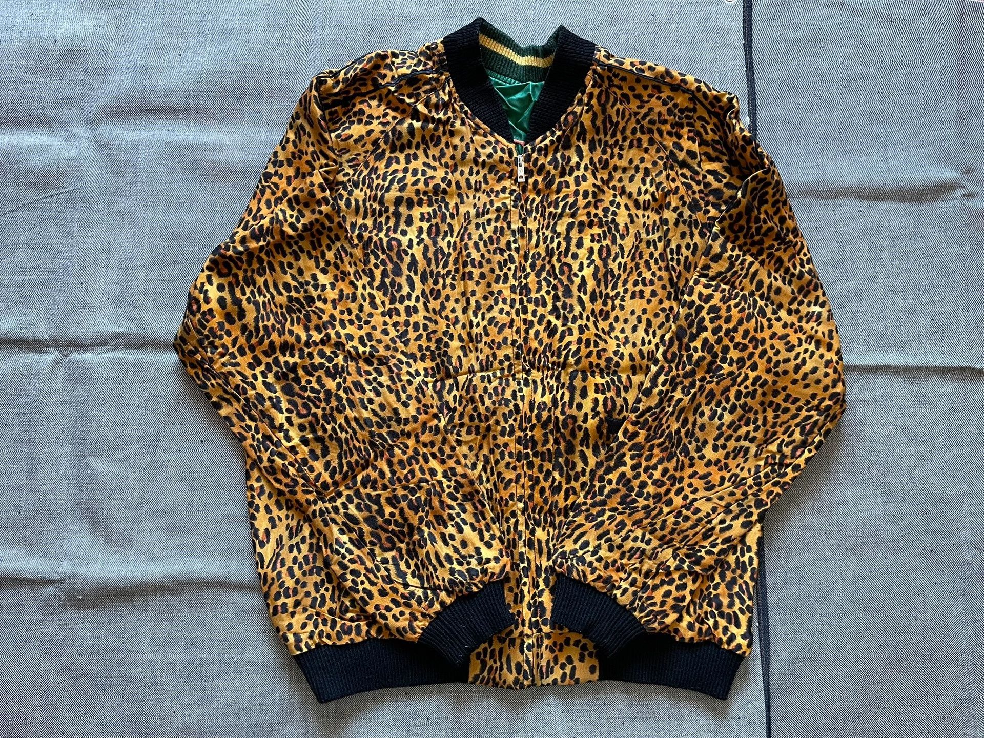 Beams Japan Toyo Beams Leopard Souvenir Embroidery Jacket Size US L / EU 52-54 / 3 - 5 Thumbnail