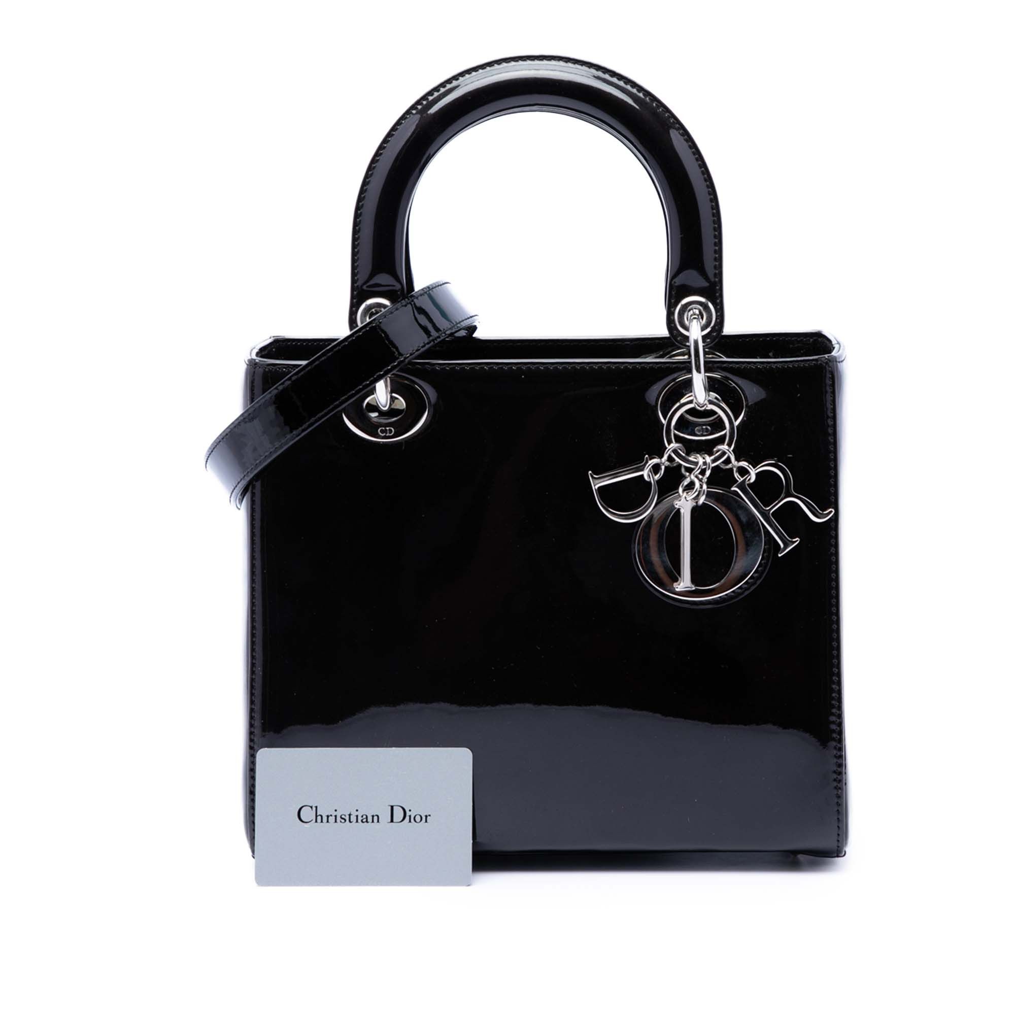 Dior Medium Patent Lady Dior Size ONE SIZE - 7 Thumbnail
