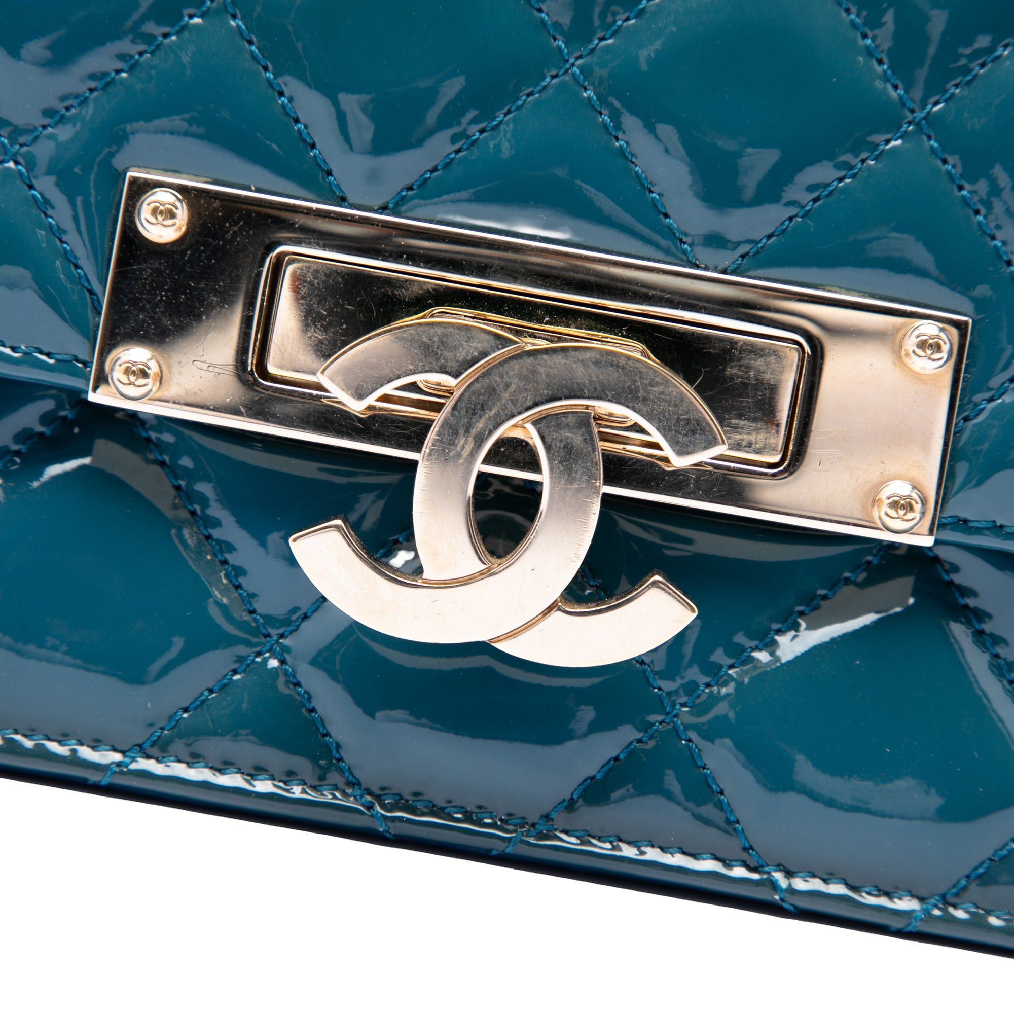 Chanel Quilted Patent Golden Class East West Wallet on Chain Size ONE SIZE - 5 Thumbnail