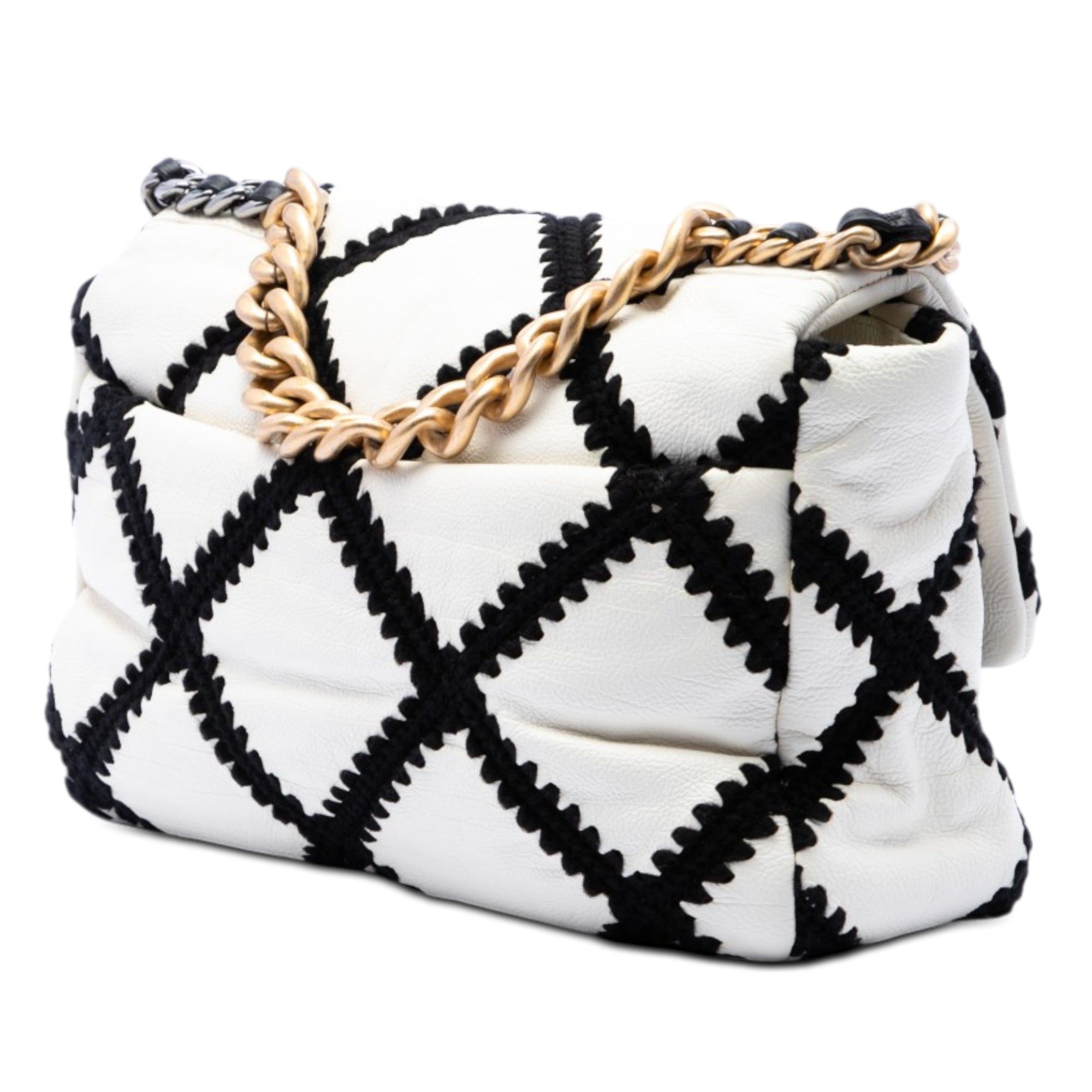 Chanel Large Crochet Calfskin 19 Flap Size ONE SIZE - 2 Thumbnail