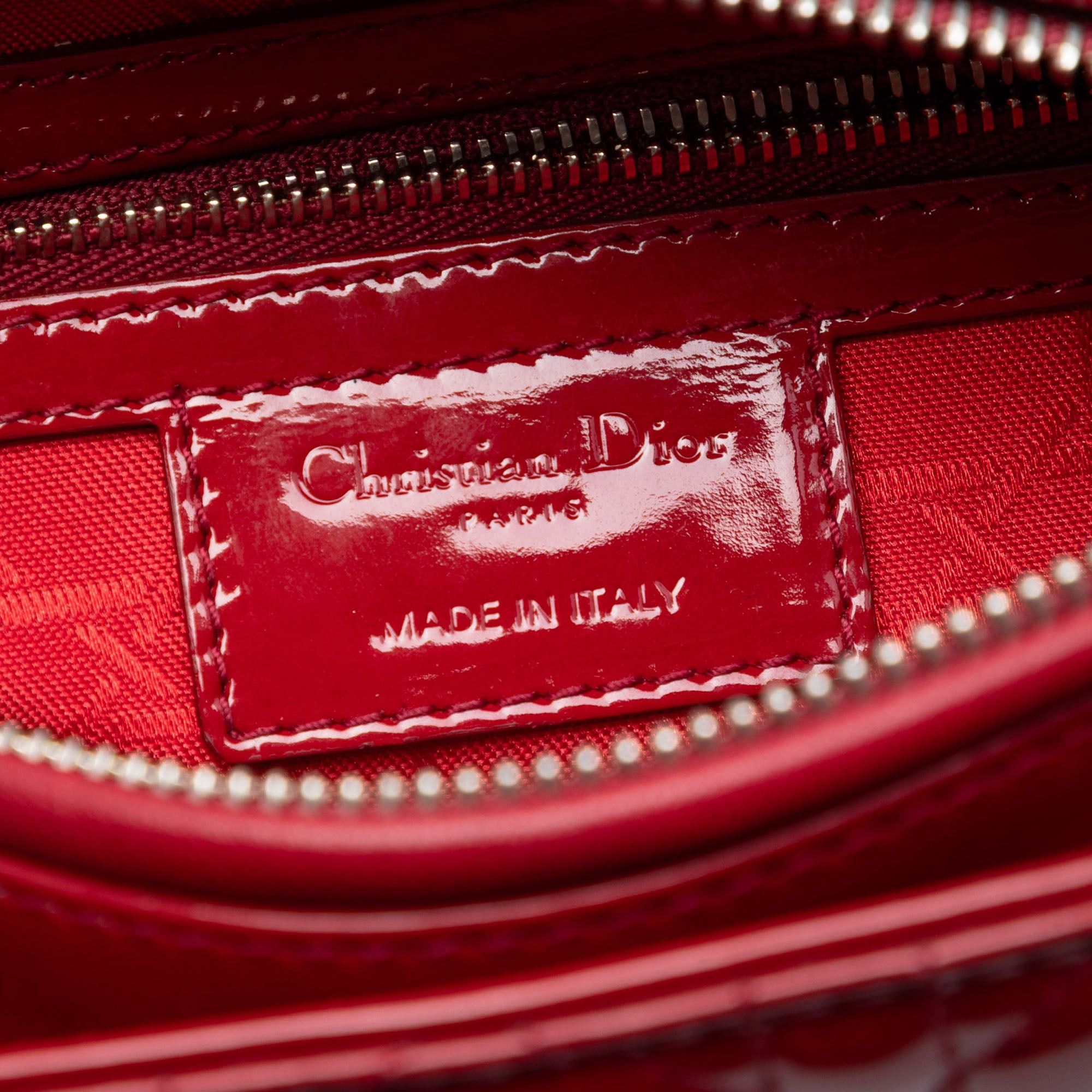 Dior Medium Patent Cannage Lady Dior Size ONE SIZE - 5 Thumbnail