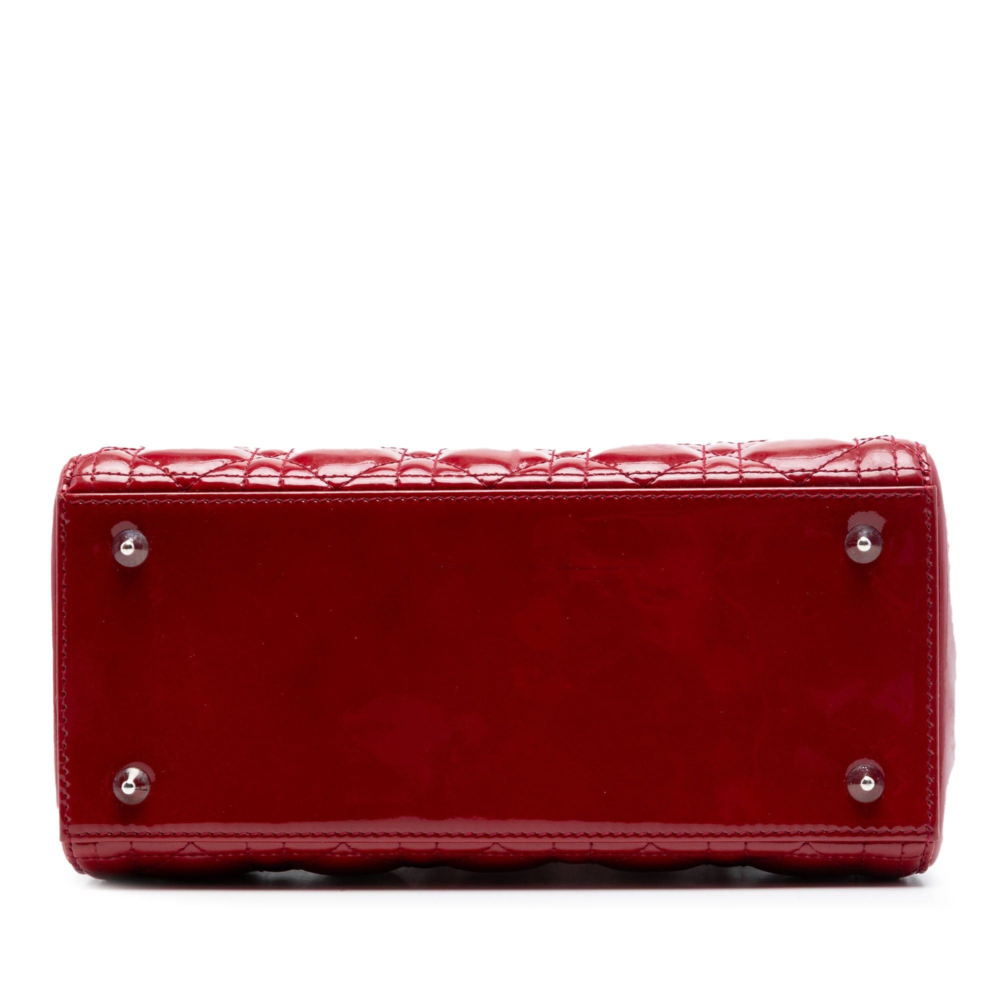 Dior Medium Patent Cannage Lady Dior Size ONE SIZE - 3 Thumbnail