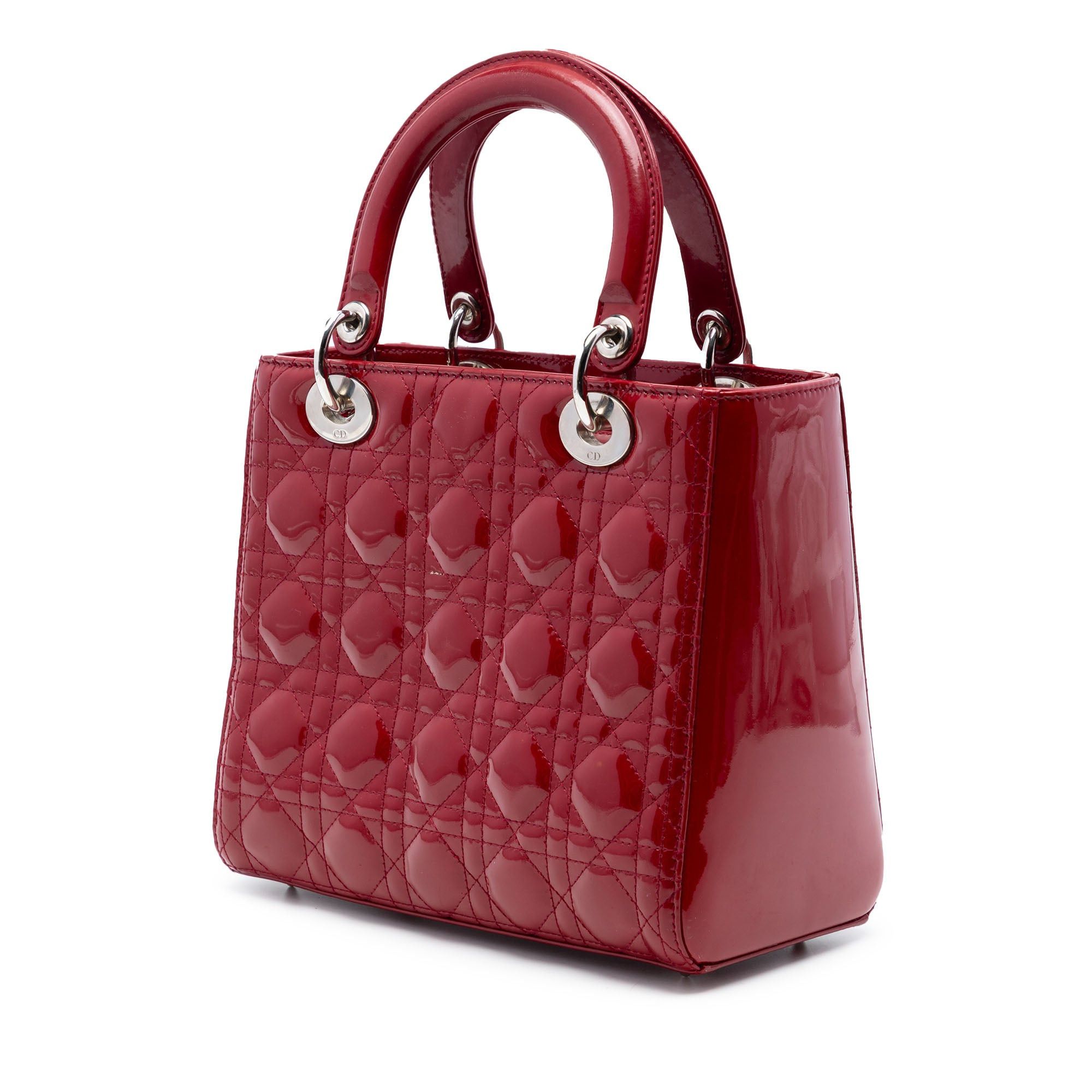Dior Medium Patent Cannage Lady Dior Size ONE SIZE - 2 Thumbnail