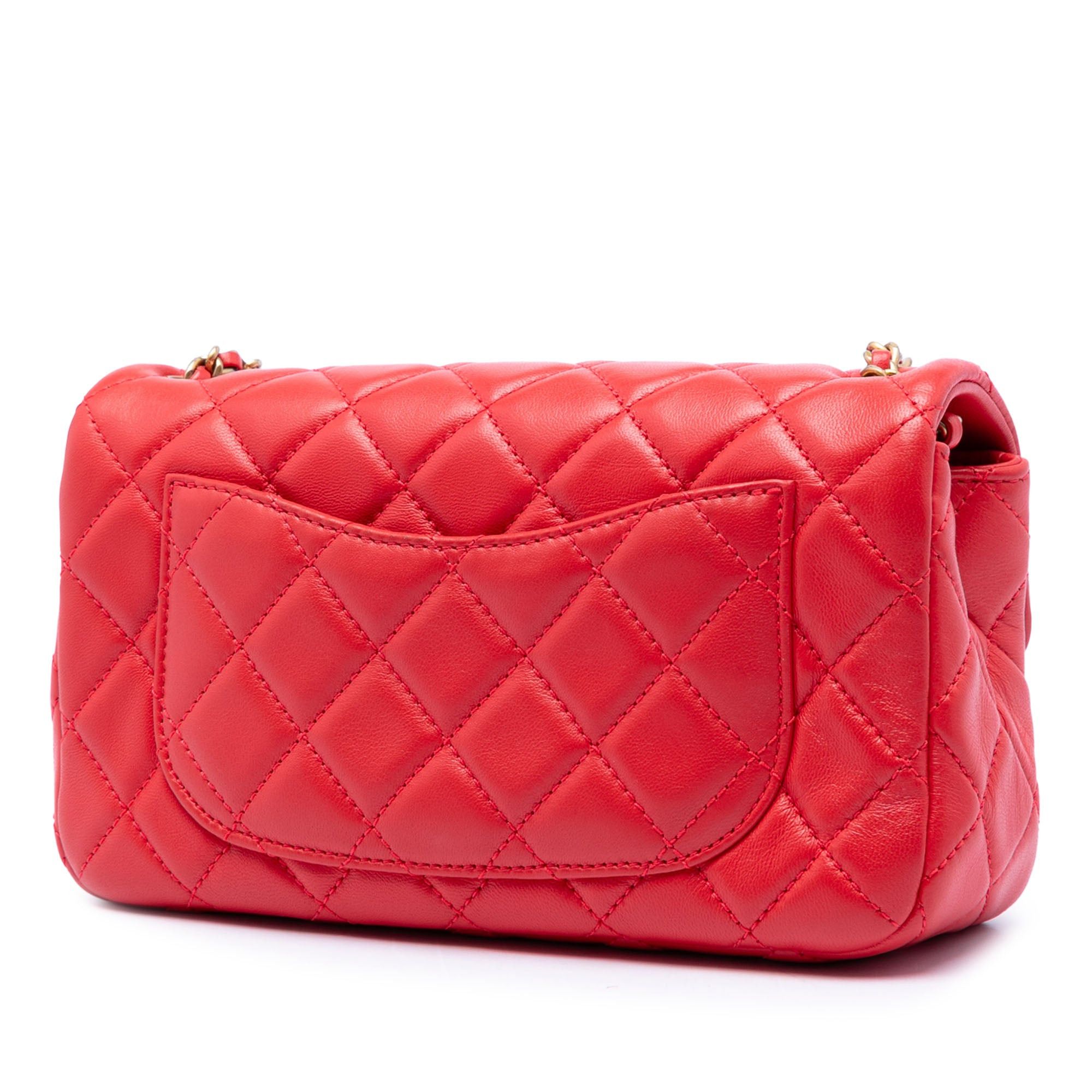 Chanel Mini Rectangular Classic Lambskin Pearl Crush Single Flap Size ONE SIZE - 2 Thumbnail