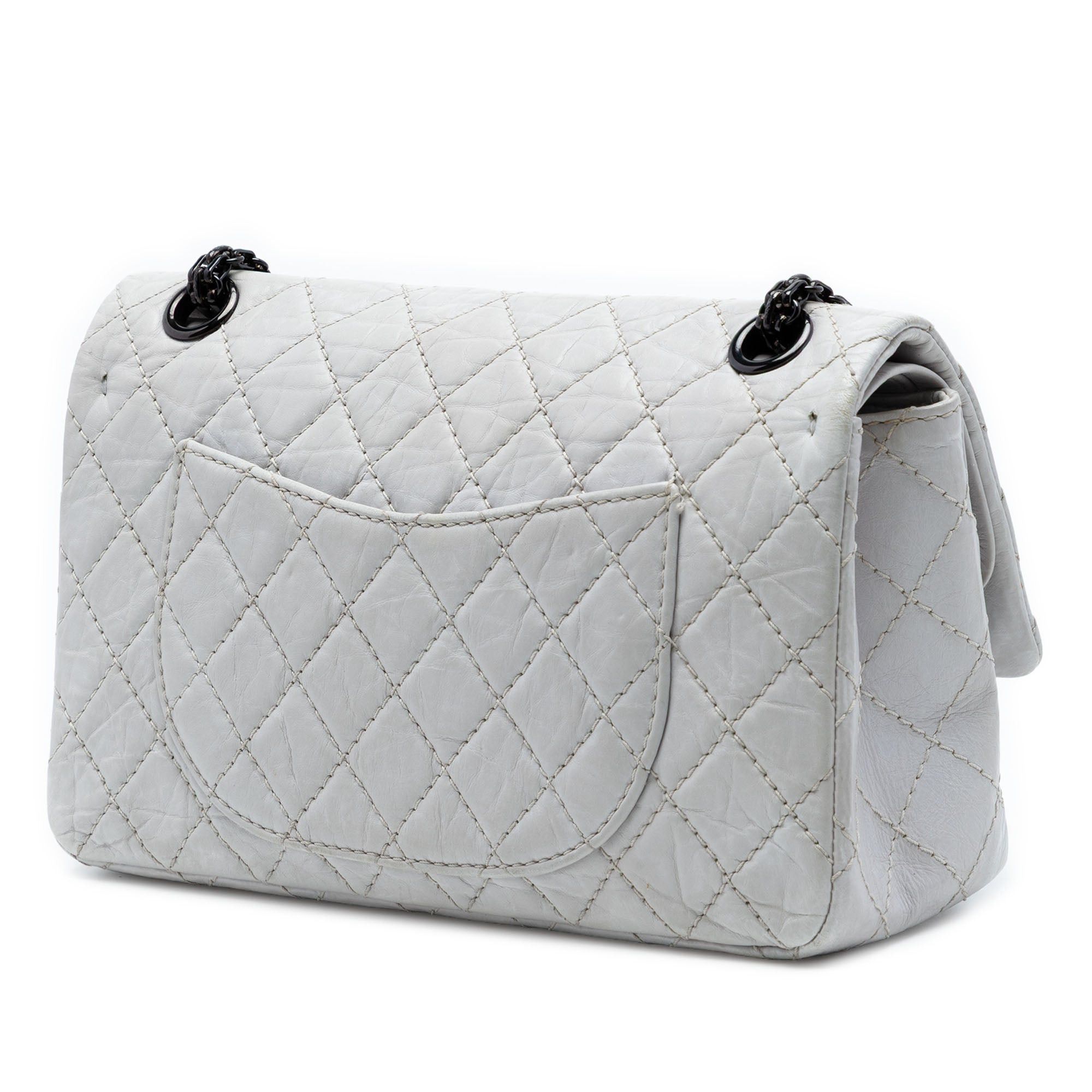 Chanel Quilted Aged Calfskin Reissue 2.55 Double Flap 225 Size ONE SIZE - 2 Thumbnail