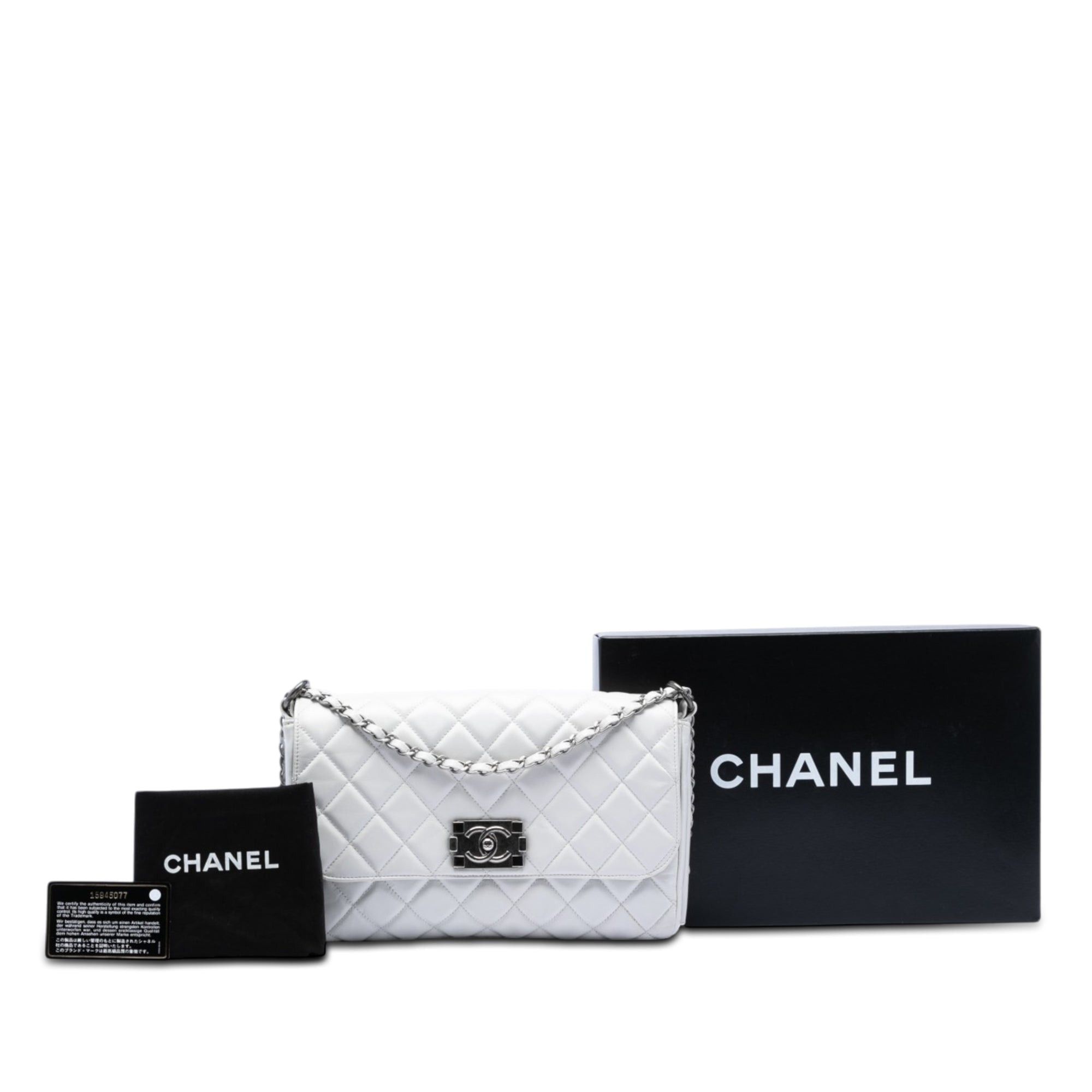 Chanel Quilted Glazed Calfskin Soft Boy Flap Size ONE SIZE - 6 Thumbnail