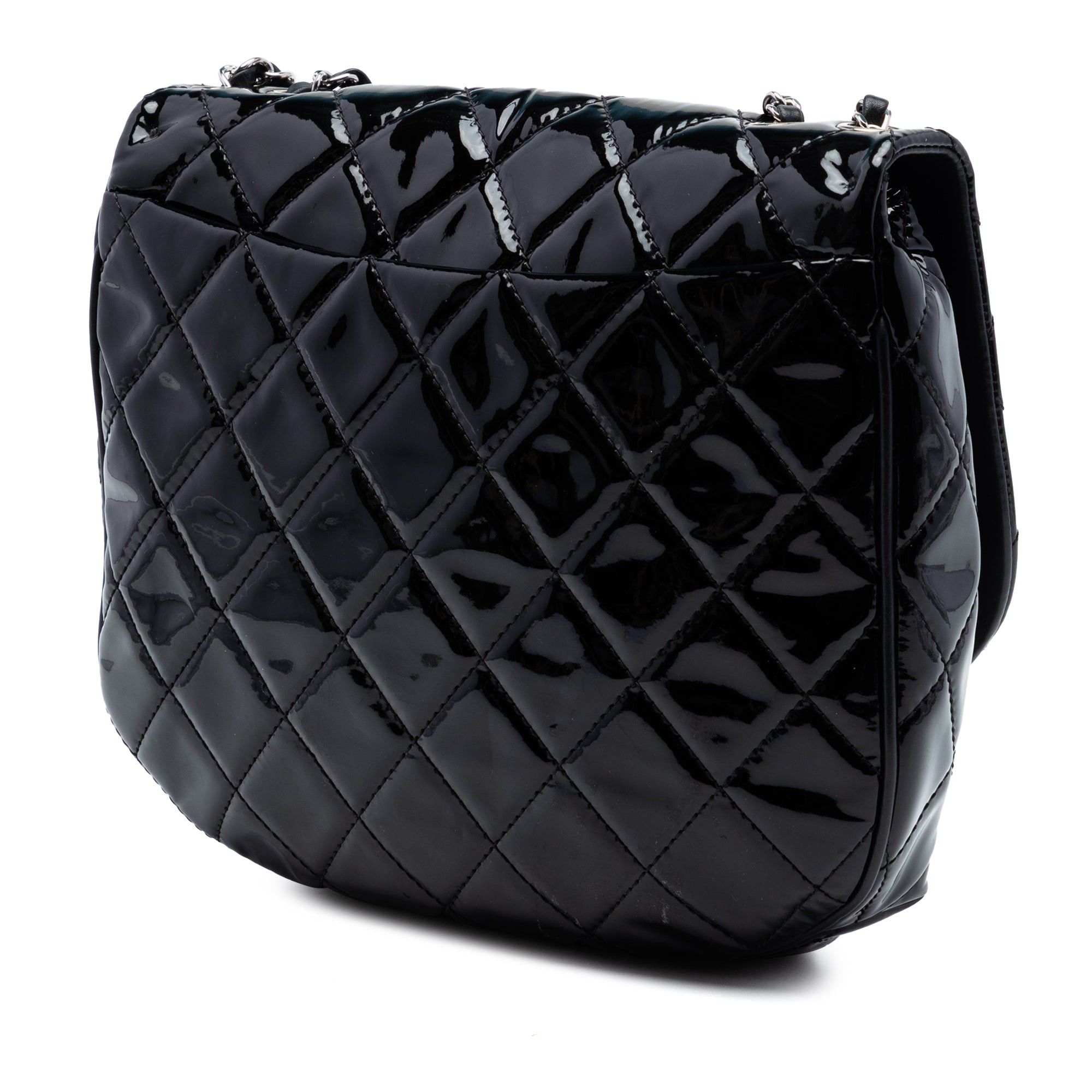 Chanel Medium Quilted Patent Bubble CC Flap Size ONE SIZE - 2 Thumbnail