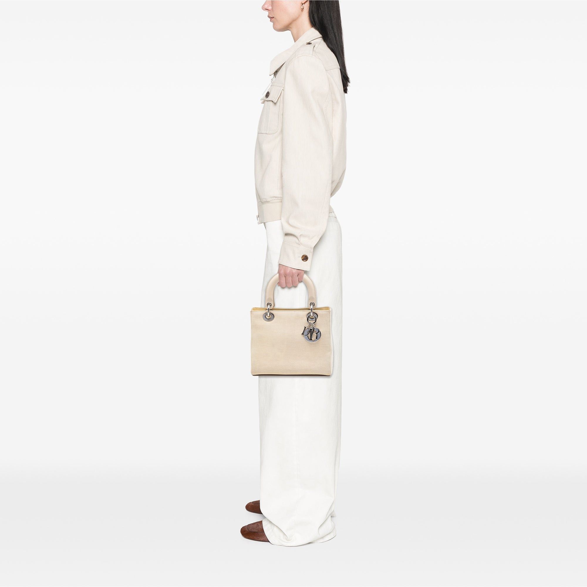 Dior Medium Canvas Lady Dior Size ONE SIZE - 6 Thumbnail