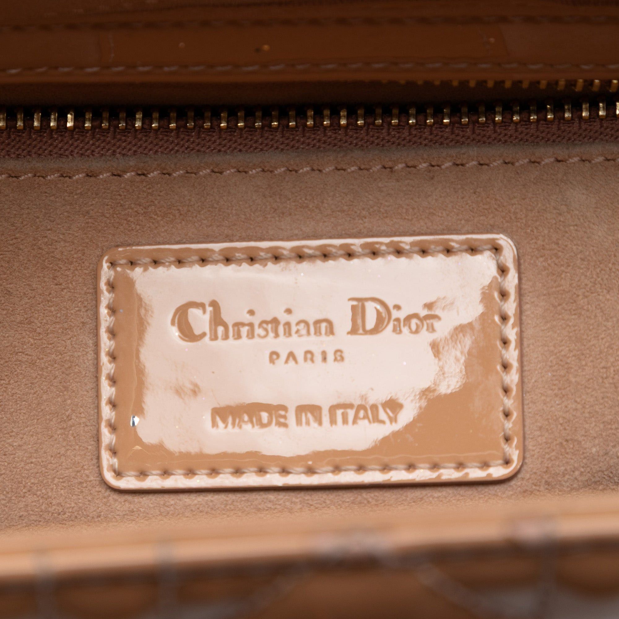 Dior Medium Patent Cannage Lady Dior Size ONE SIZE - 5 Thumbnail