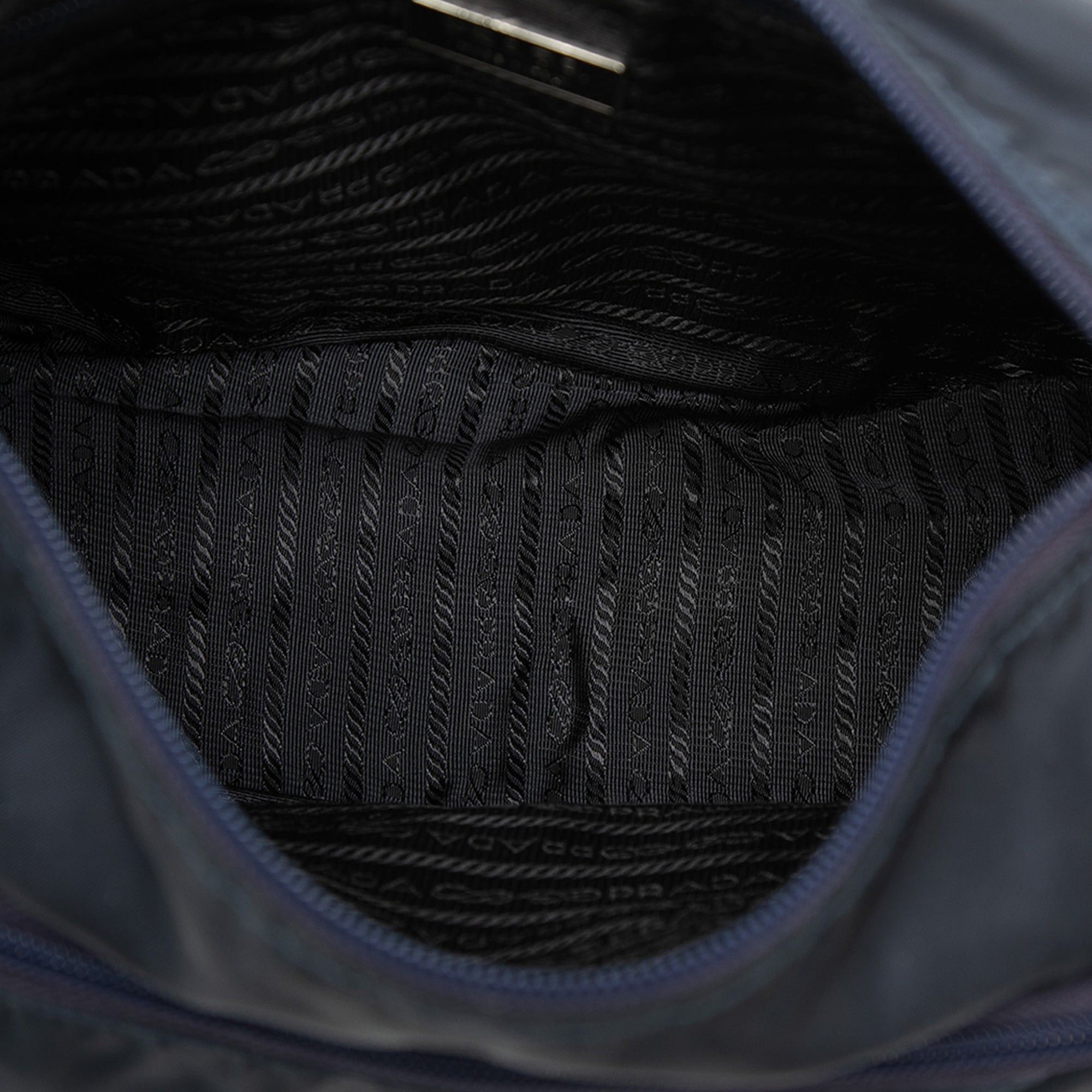 Prada Tessuto Zip Double Buckle Messenger Bag Size ONE SIZE - 4 Thumbnail