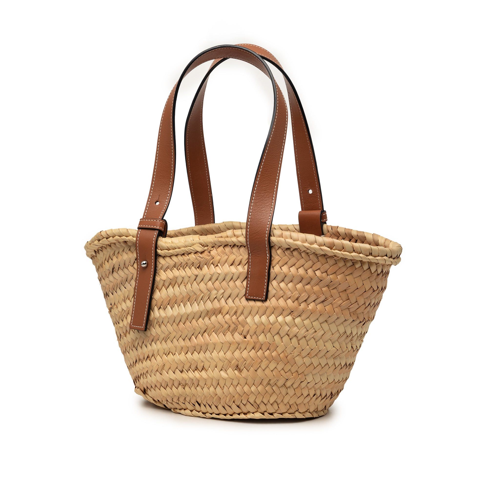 Loewe Small Raffia Basket Tote Size ONE SIZE - 2 Thumbnail