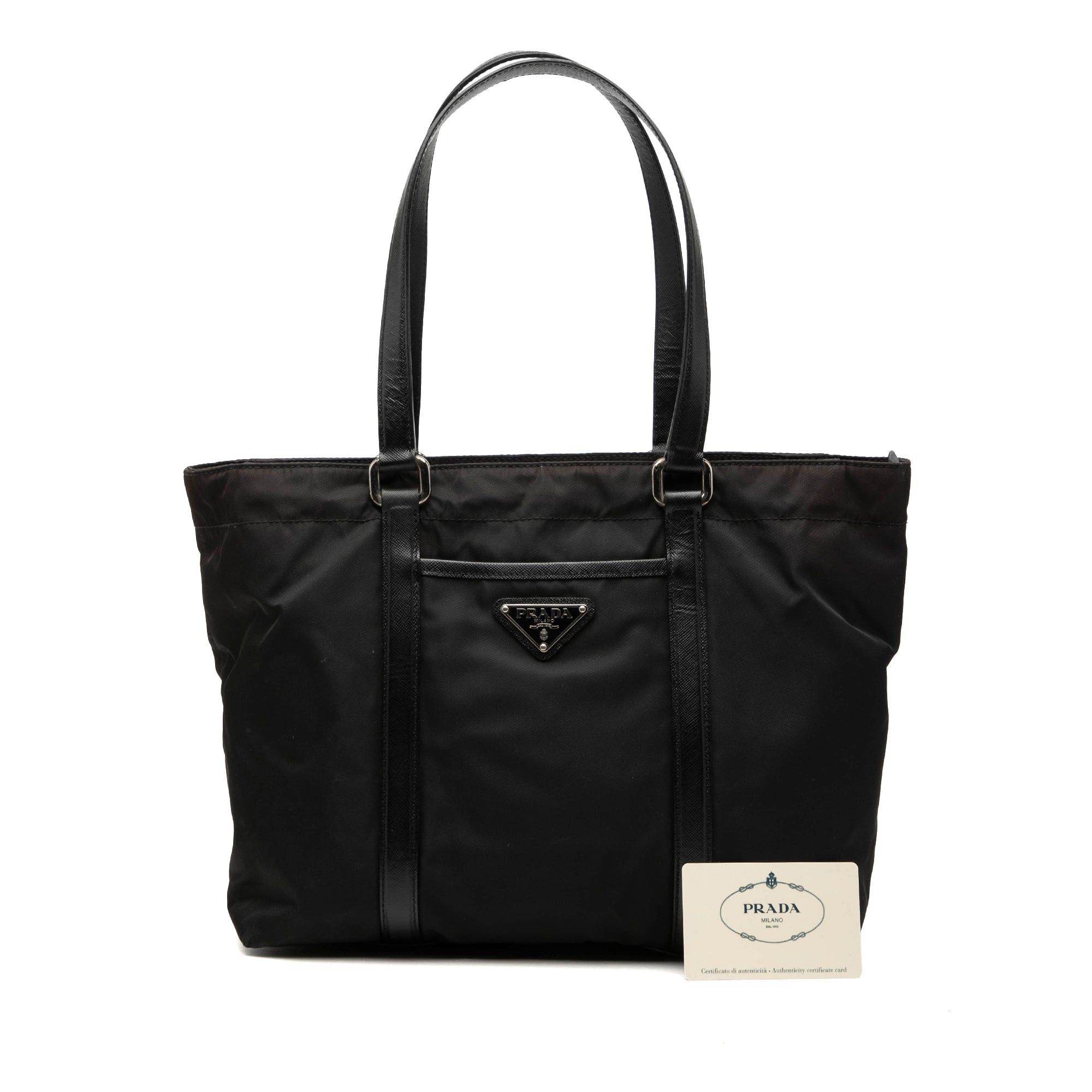 Prada Saffiano Trimmed Tessuto Tote Size ONE SIZE - 7 Thumbnail