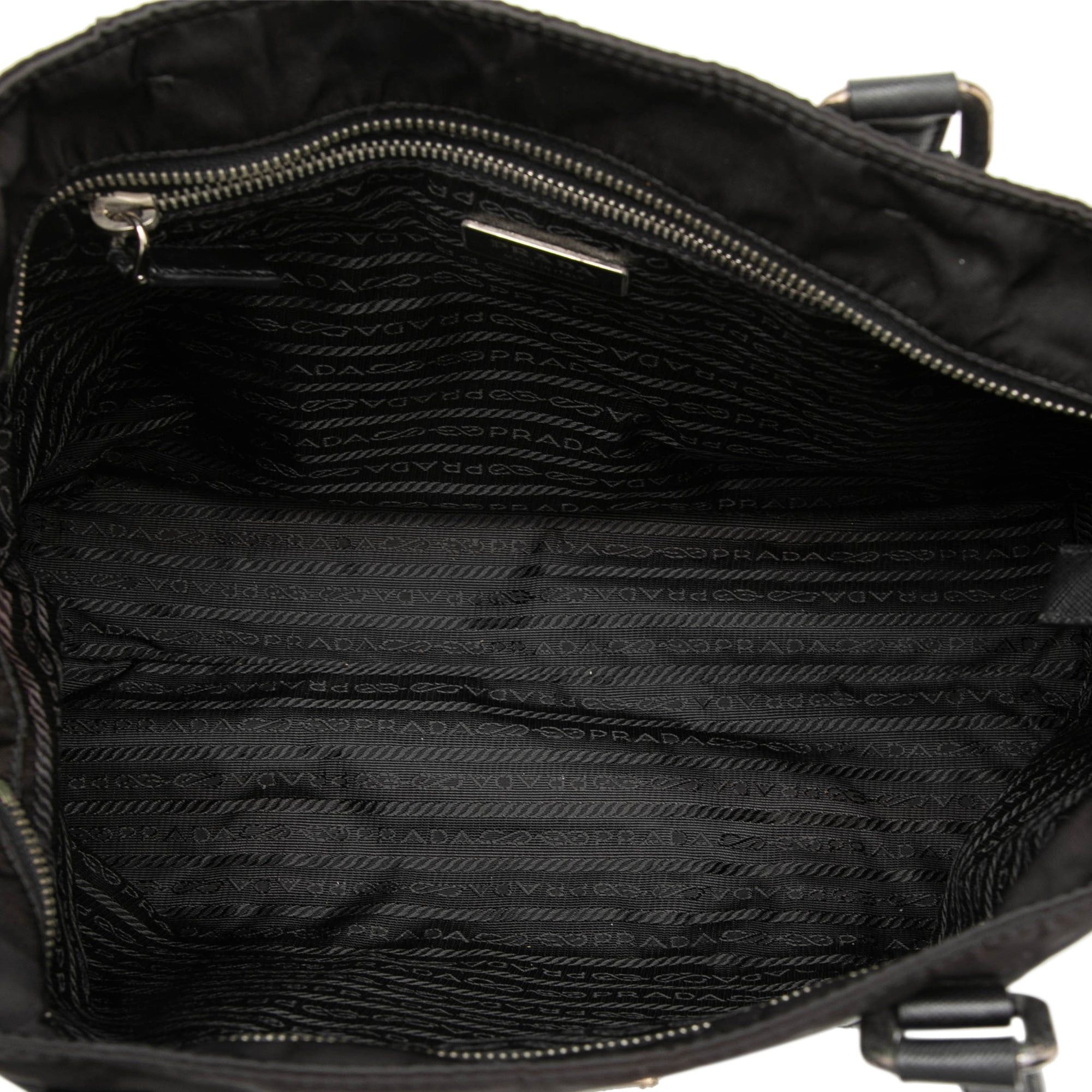Prada Saffiano Trimmed Tessuto Tote Size ONE SIZE - 4 Thumbnail
