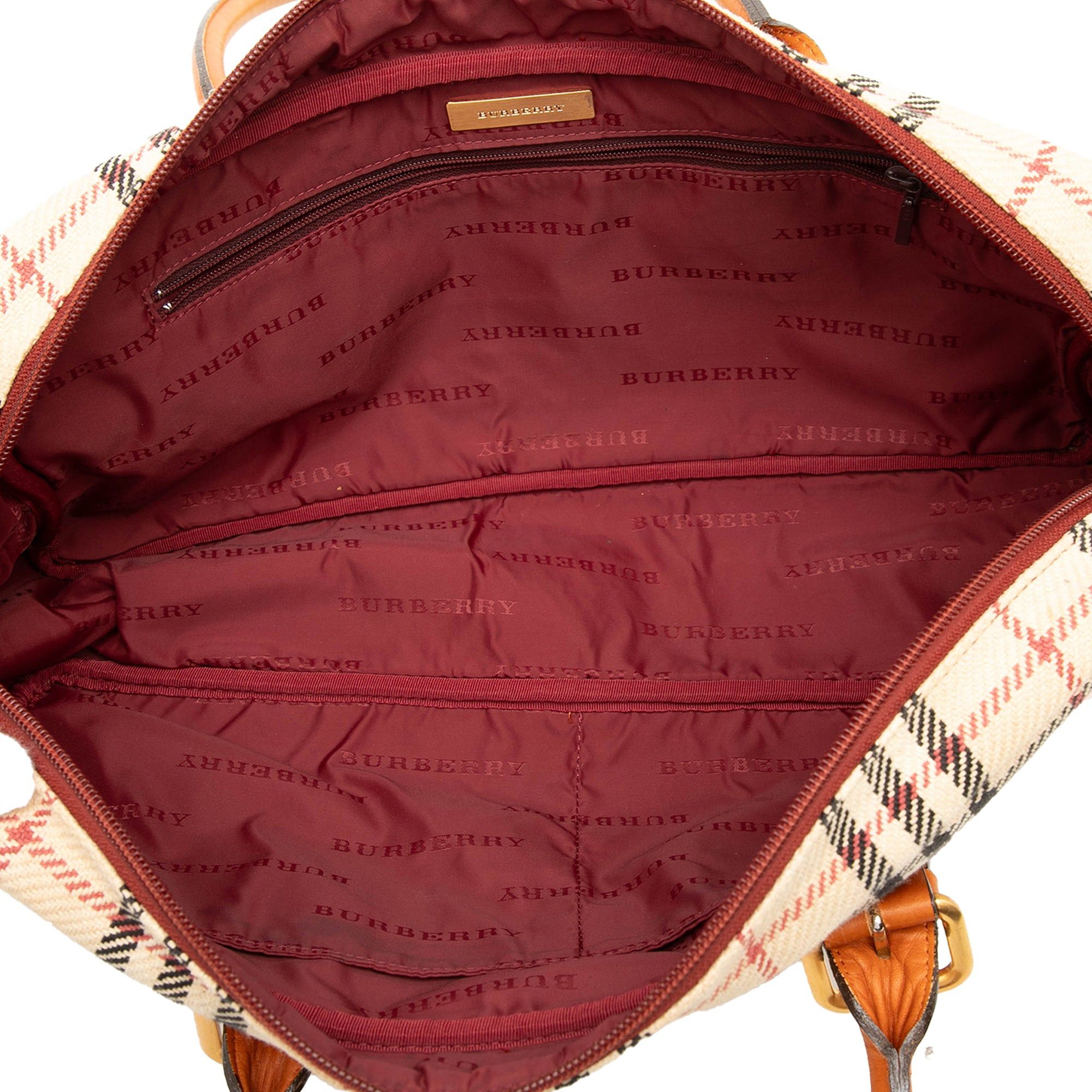 Burberry House Check Wool Shoulder Bag Size ONE SIZE - 4 Thumbnail