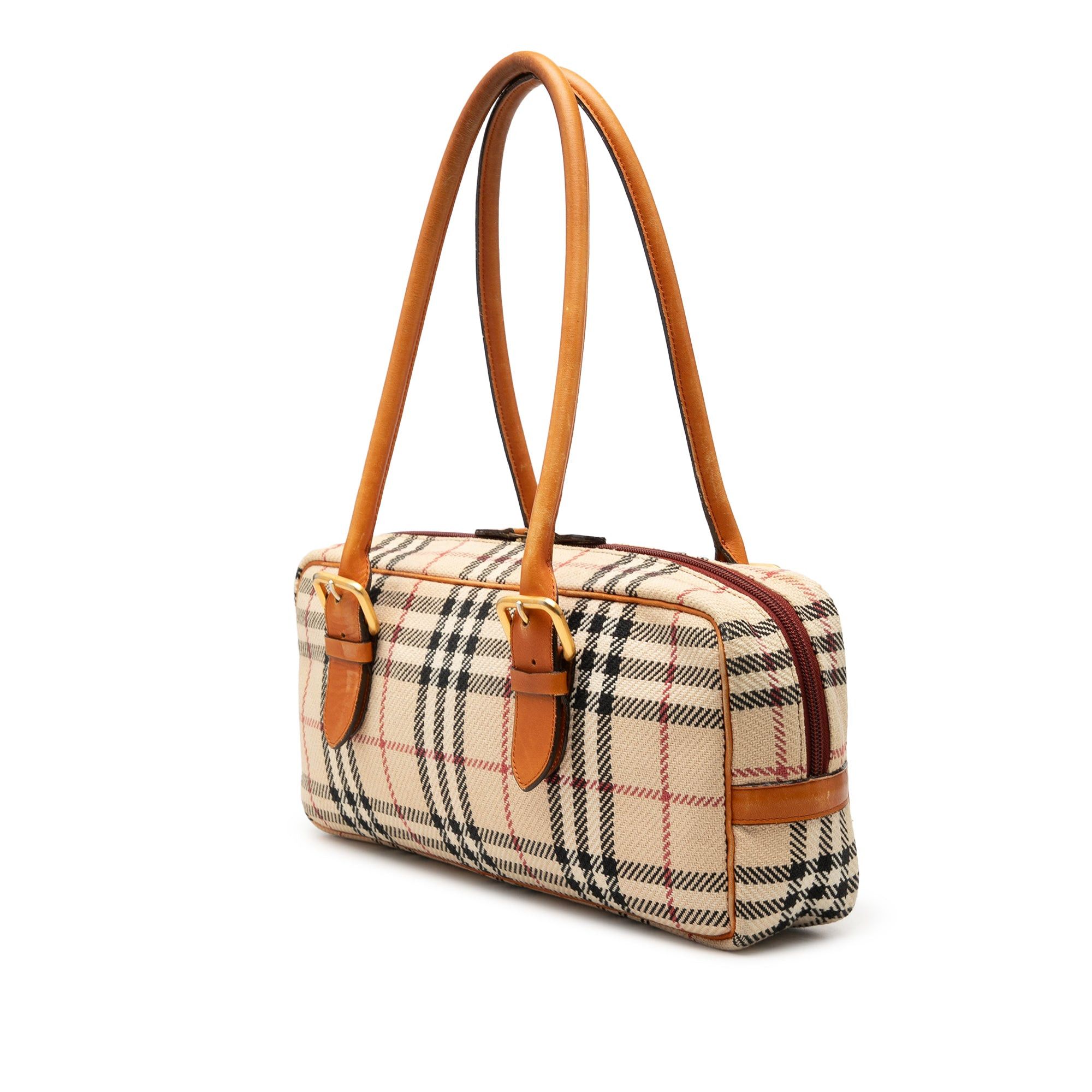 Burberry House Check Wool Shoulder Bag Size ONE SIZE - 2 Thumbnail