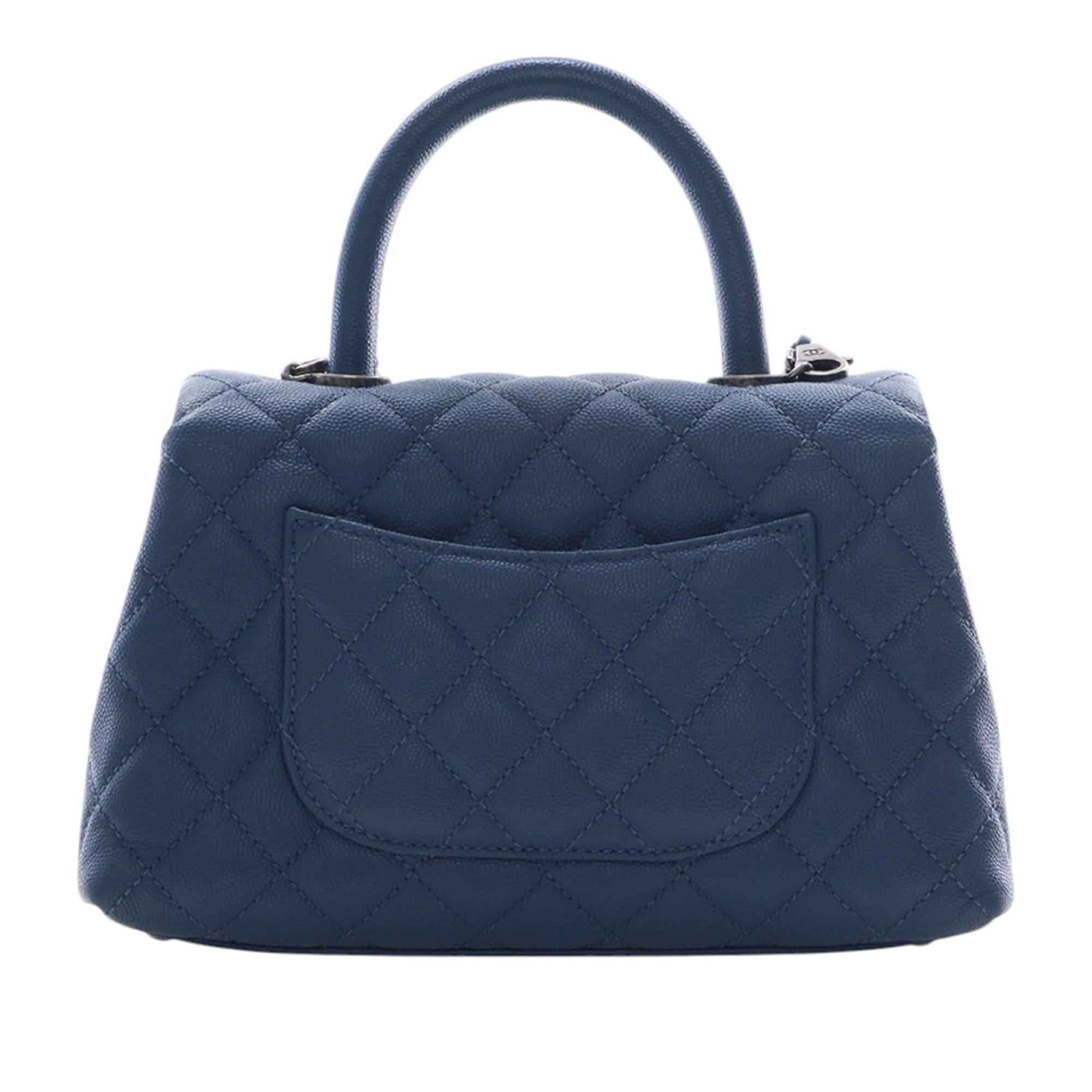 Chanel Mini Quilted Caviar Coco Top Handle Bag Size ONE SIZE - 4 Thumbnail