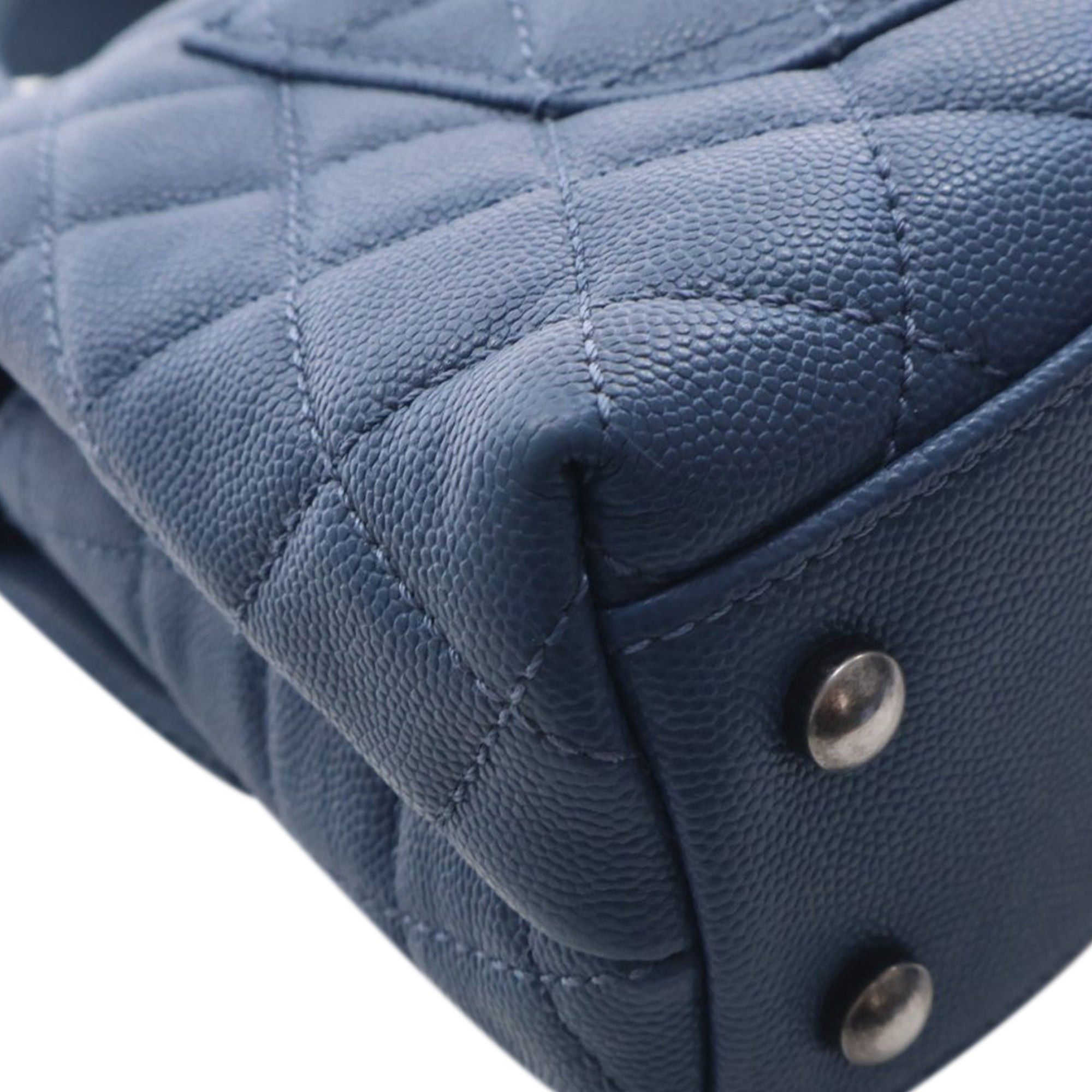 Chanel Mini Quilted Caviar Coco Top Handle Bag Size ONE SIZE - 9 Thumbnail