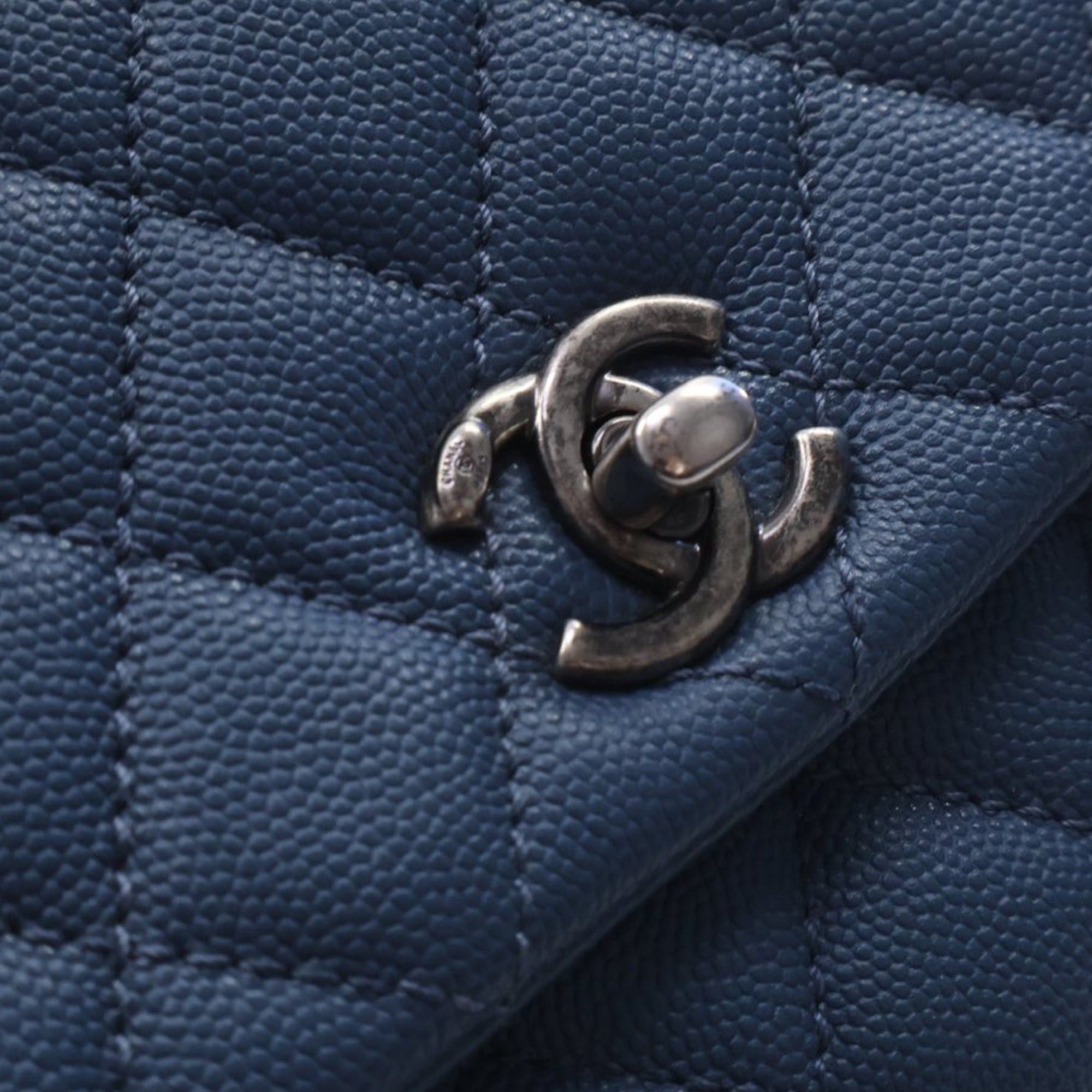 Chanel Mini Quilted Caviar Coco Top Handle Bag Size ONE SIZE - 6 Thumbnail