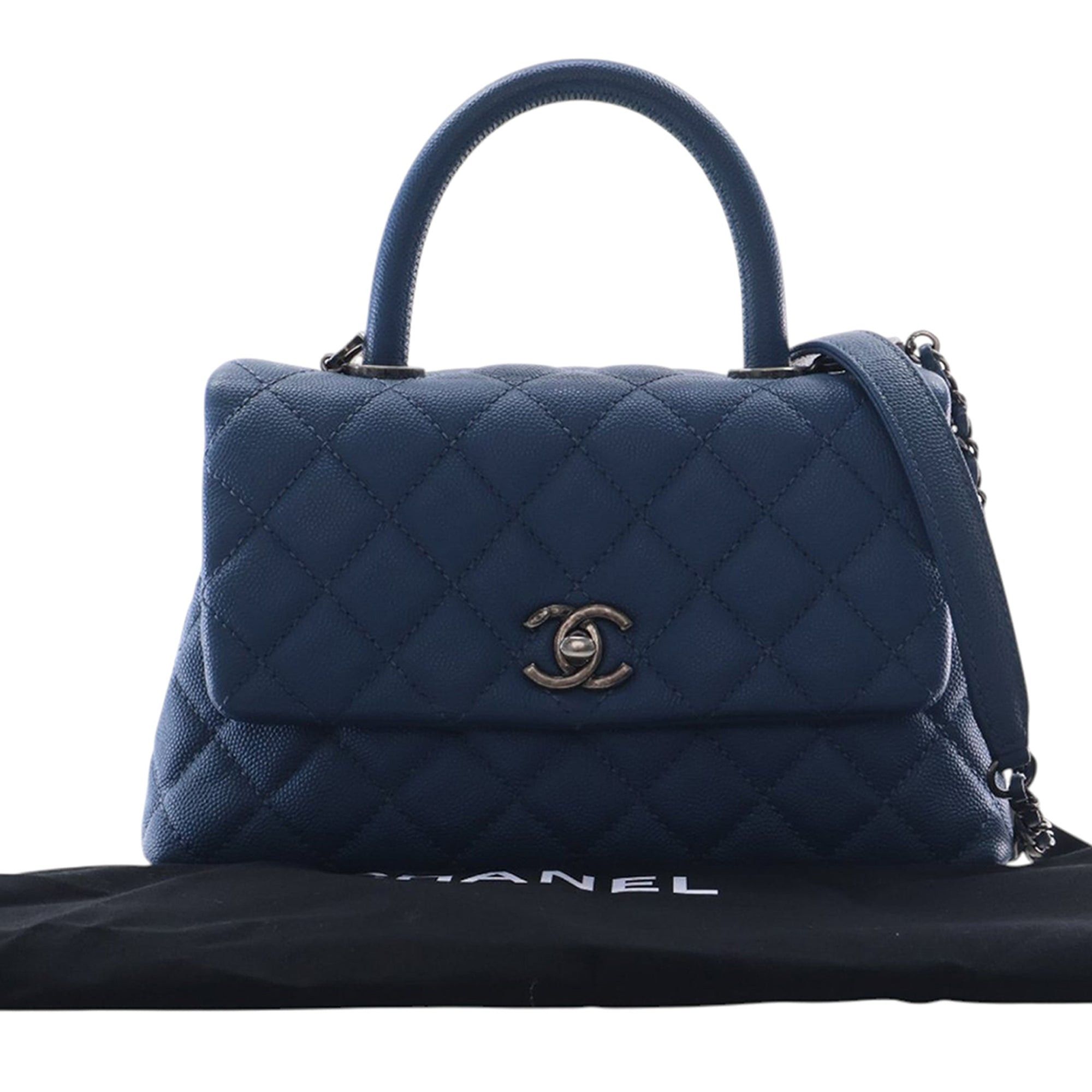 Chanel Mini Quilted Caviar Coco Top Handle Bag Size ONE SIZE - 15 Thumbnail