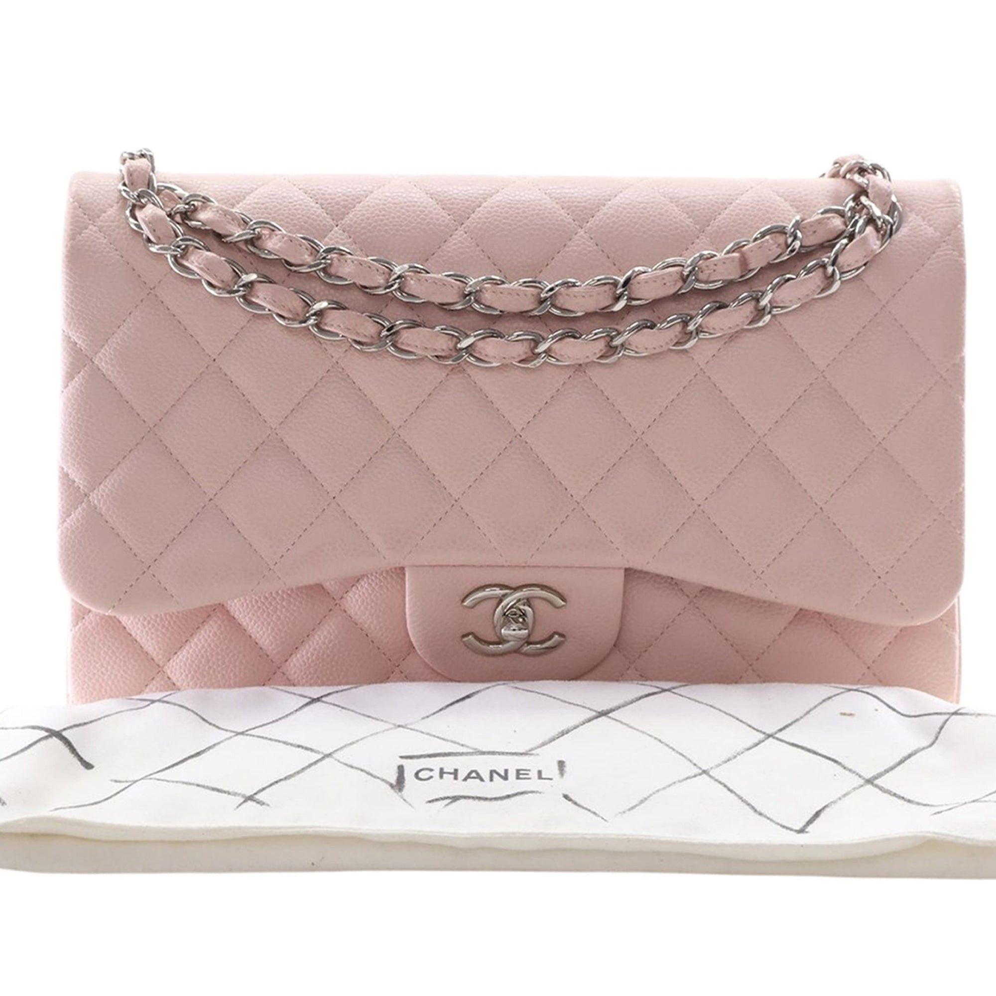 Chanel Jumbo Classic Caviar Double Flap Size ONE SIZE - 15 Thumbnail