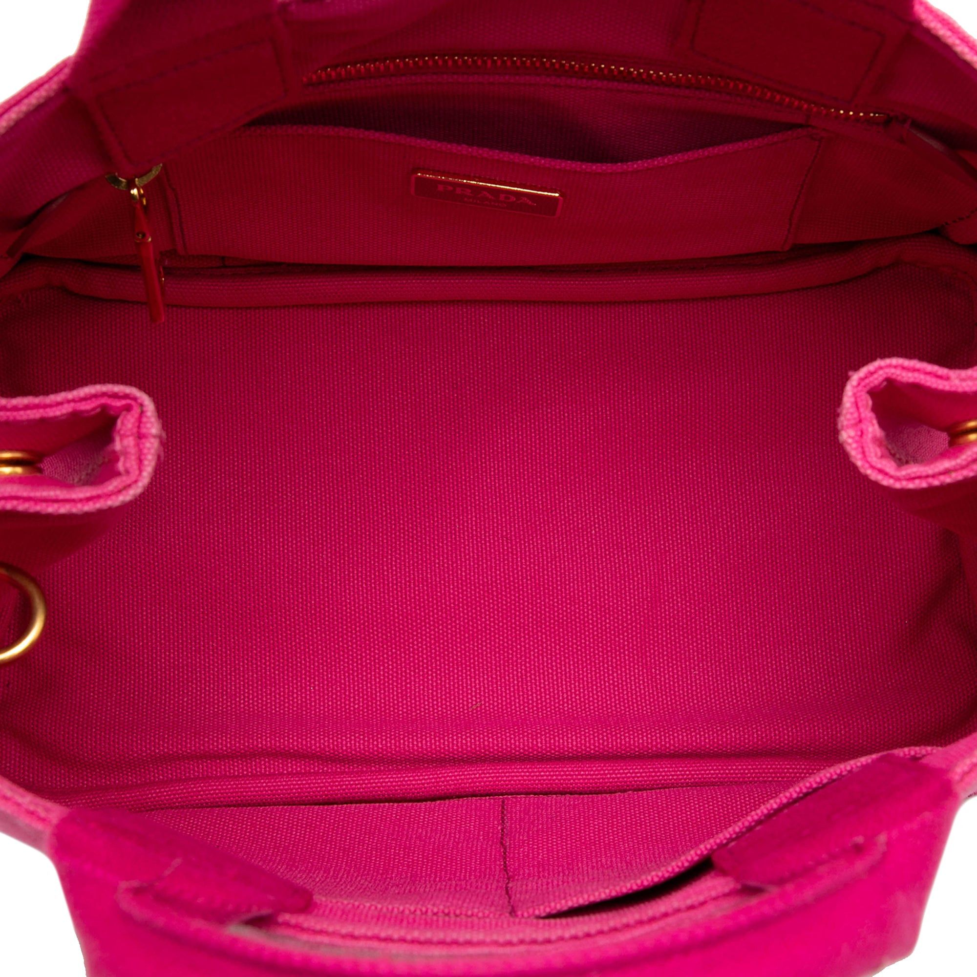 Prada Small Canvas Canapa Logo Satchel Size ONE SIZE - 4 Thumbnail