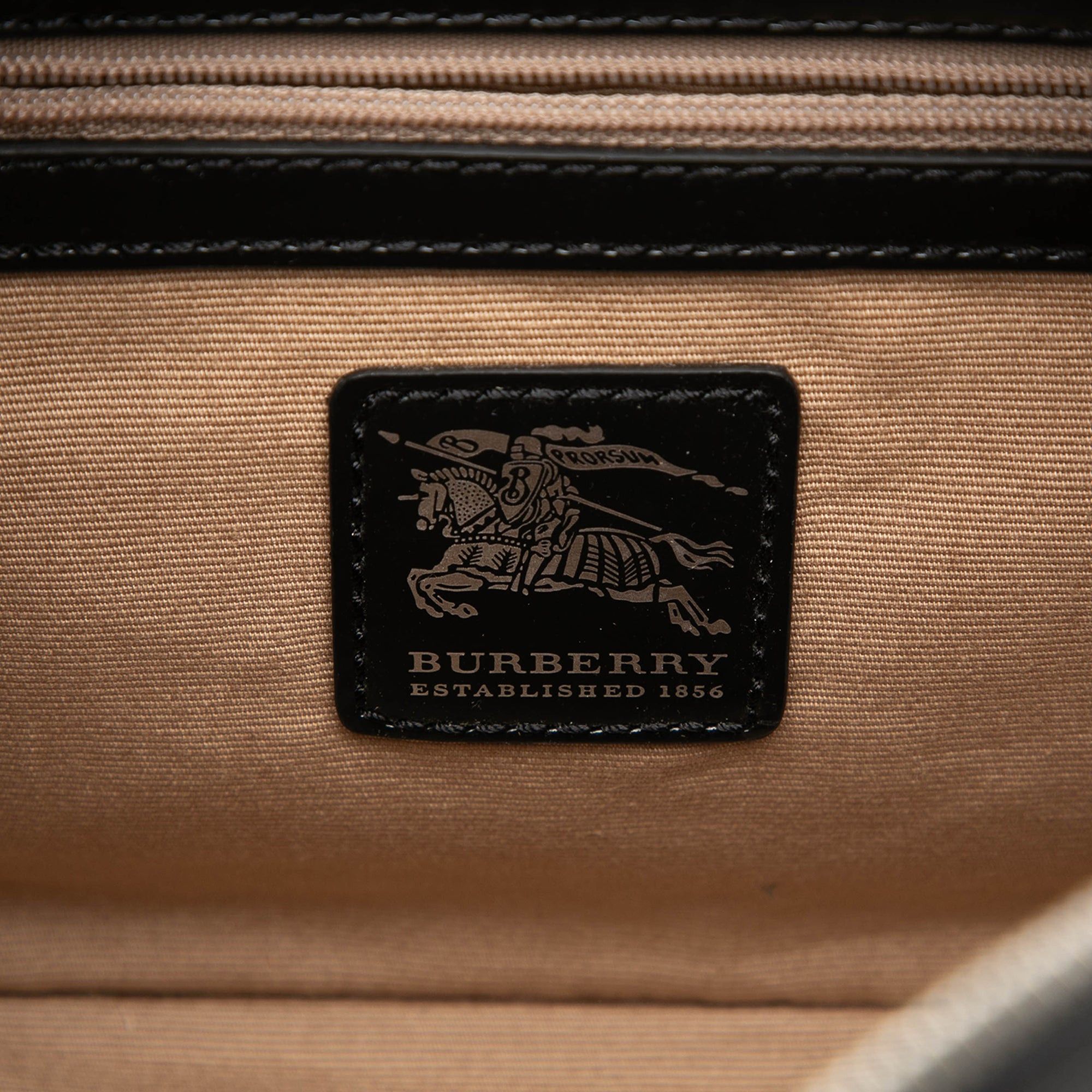 Burberry Small Supernova Check Coated Canvas Bowling Bag Size ONE SIZE - 5 Thumbnail