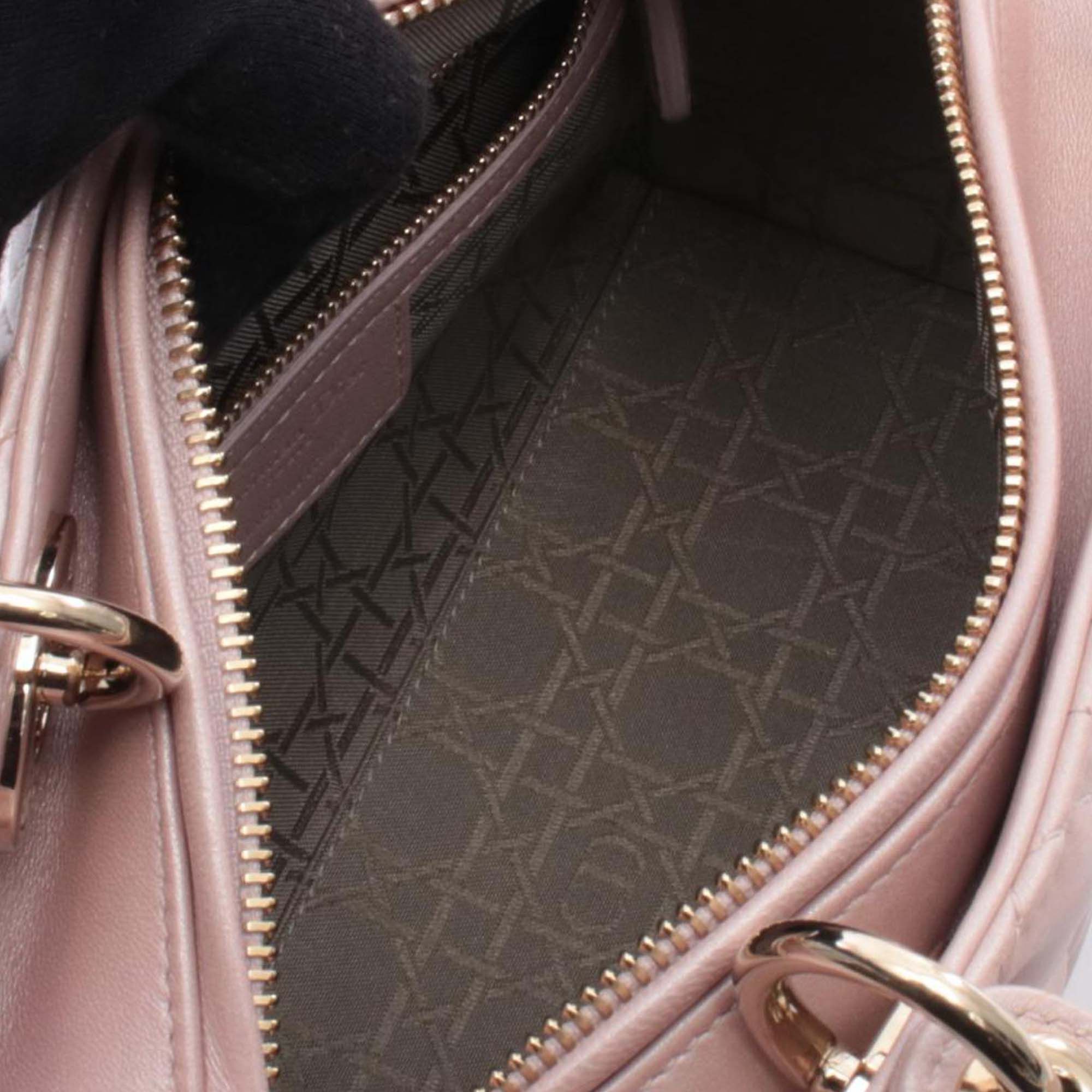 Dior Medium Iridescent Lambskin Cannage Lady Dior Size ONE SIZE - 3 Thumbnail