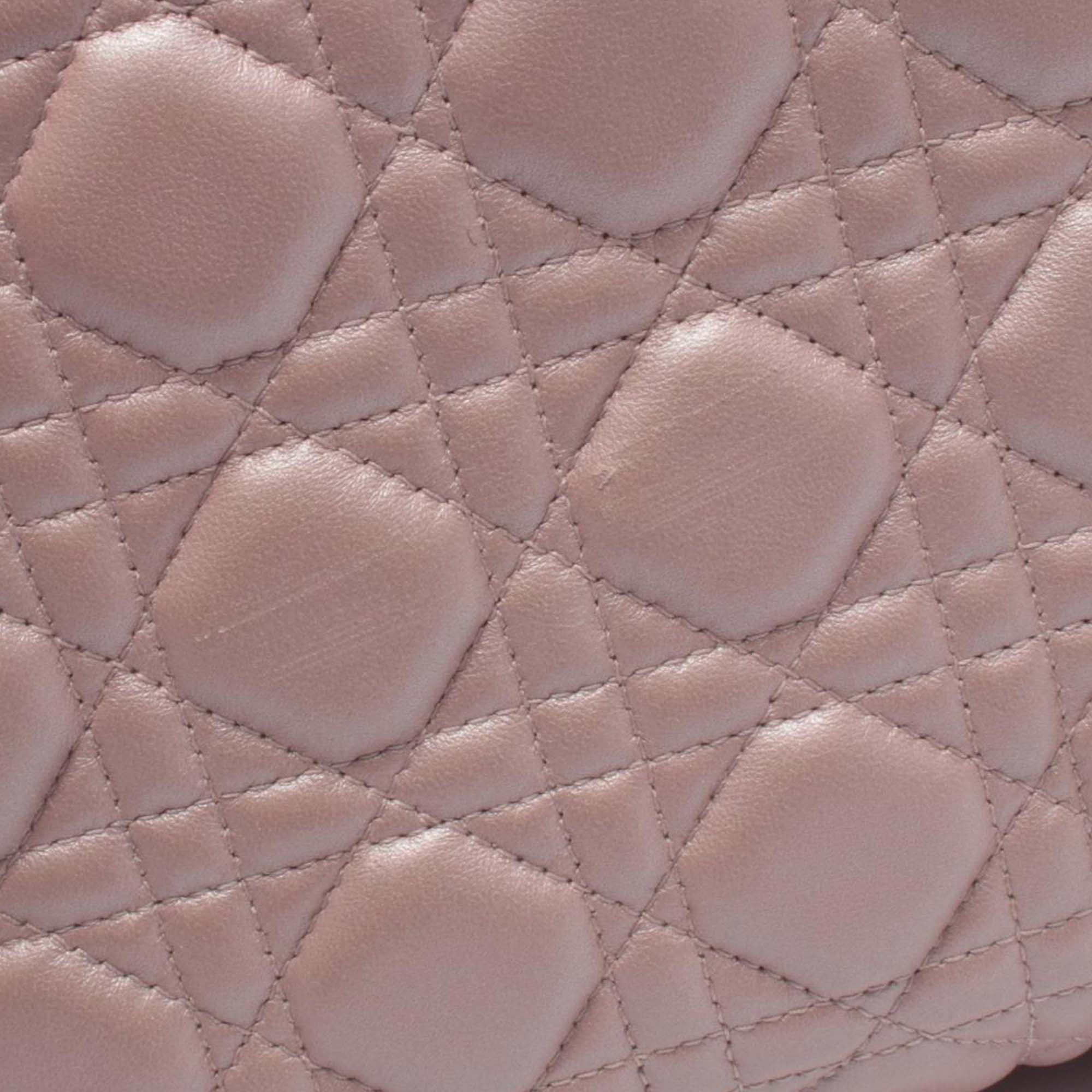 Dior Medium Iridescent Lambskin Cannage Lady Dior Size ONE SIZE - 5 Thumbnail