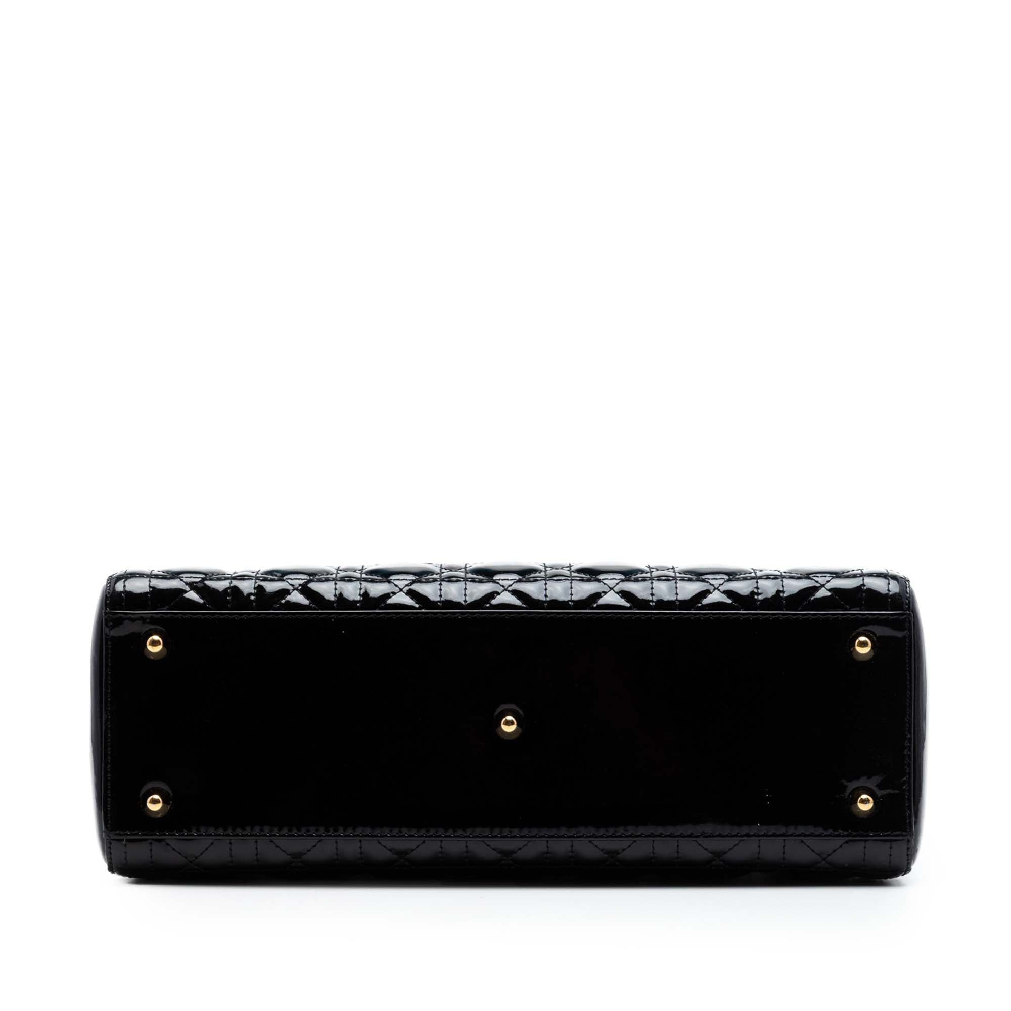 Dior Large Patent Cannage Lady Dior Size ONE SIZE - 3 Thumbnail