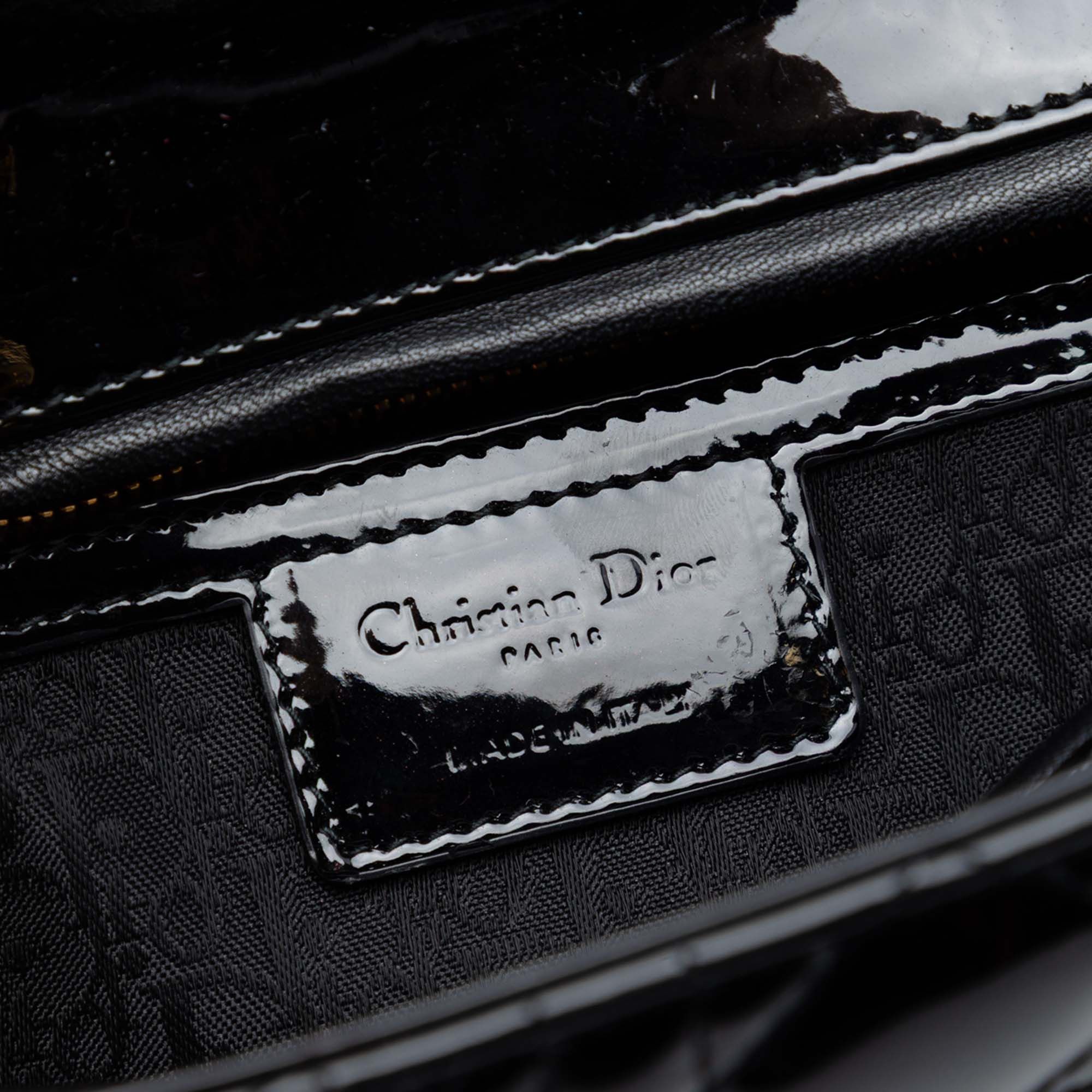 Dior Large Patent Cannage Lady Dior Size ONE SIZE - 5 Thumbnail