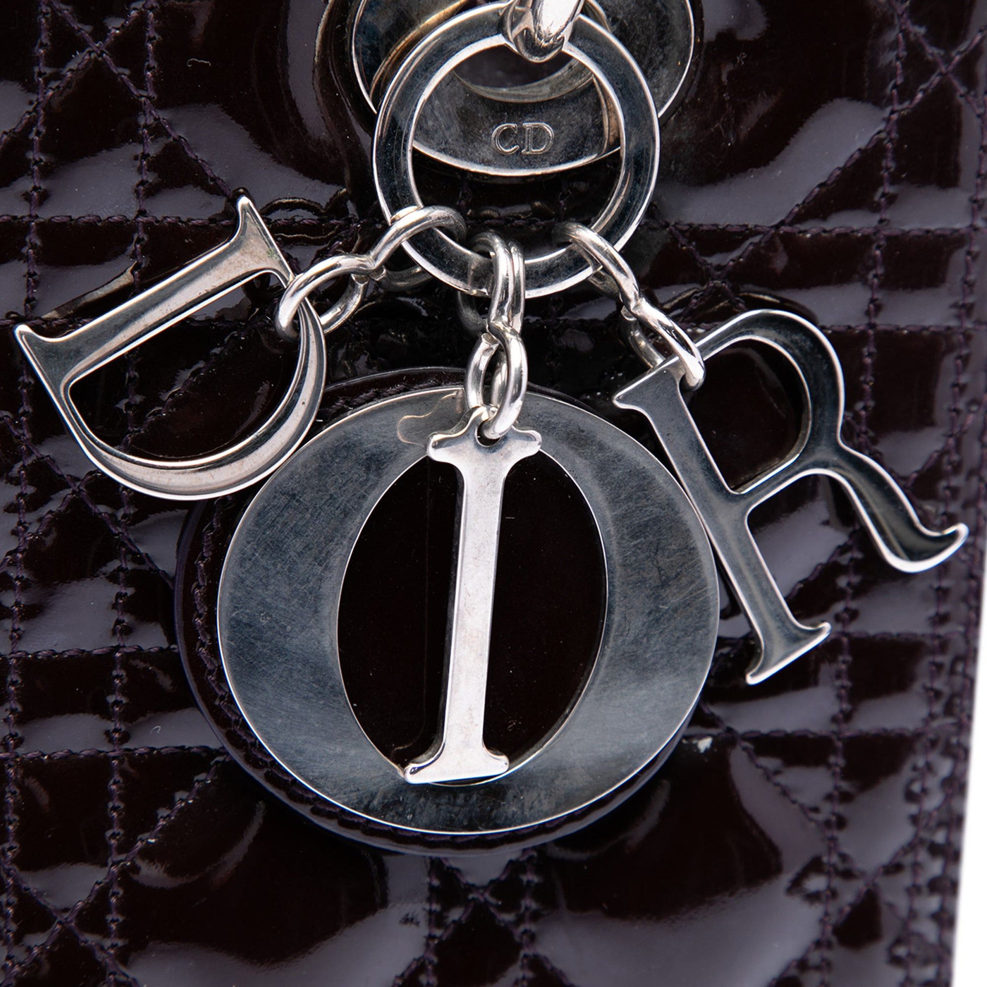 Dior Medium Patent Cannage Lady Dior Size ONE SIZE - 5 Thumbnail