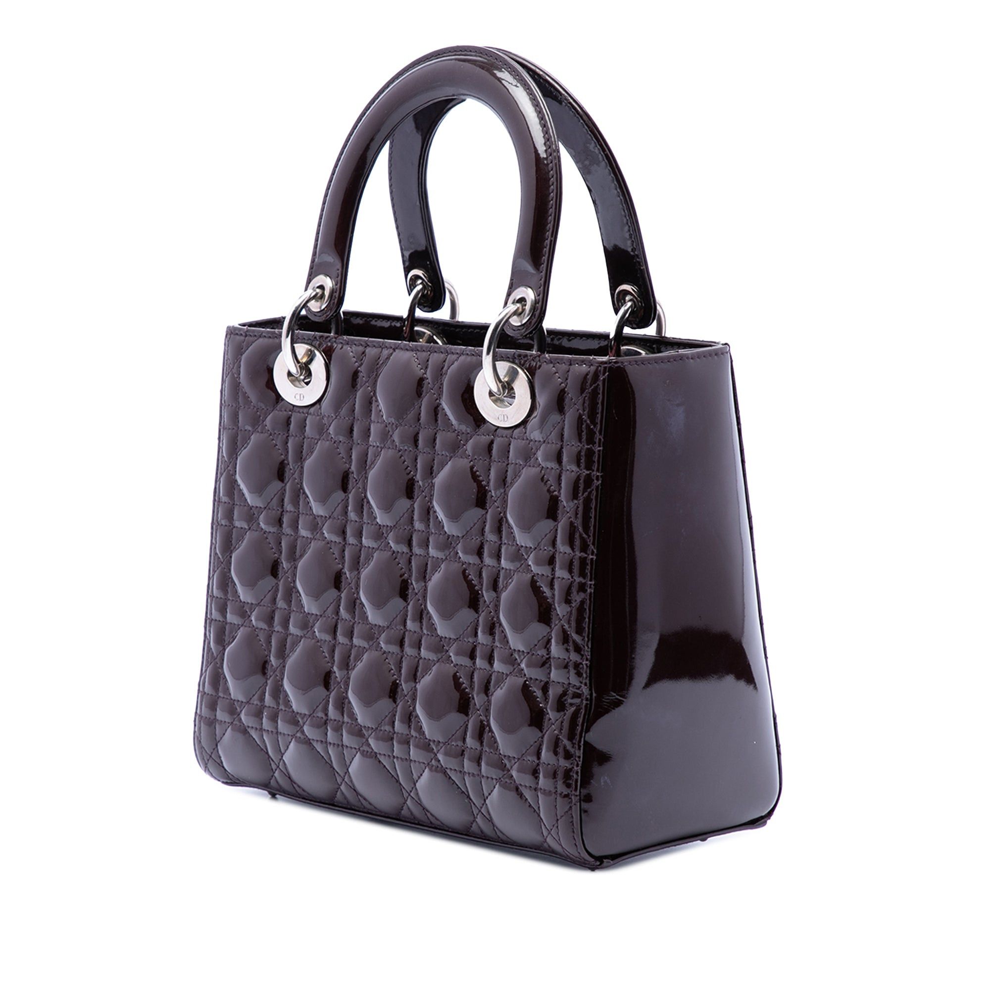 Dior Medium Patent Cannage Lady Dior Size ONE SIZE - 2 Thumbnail