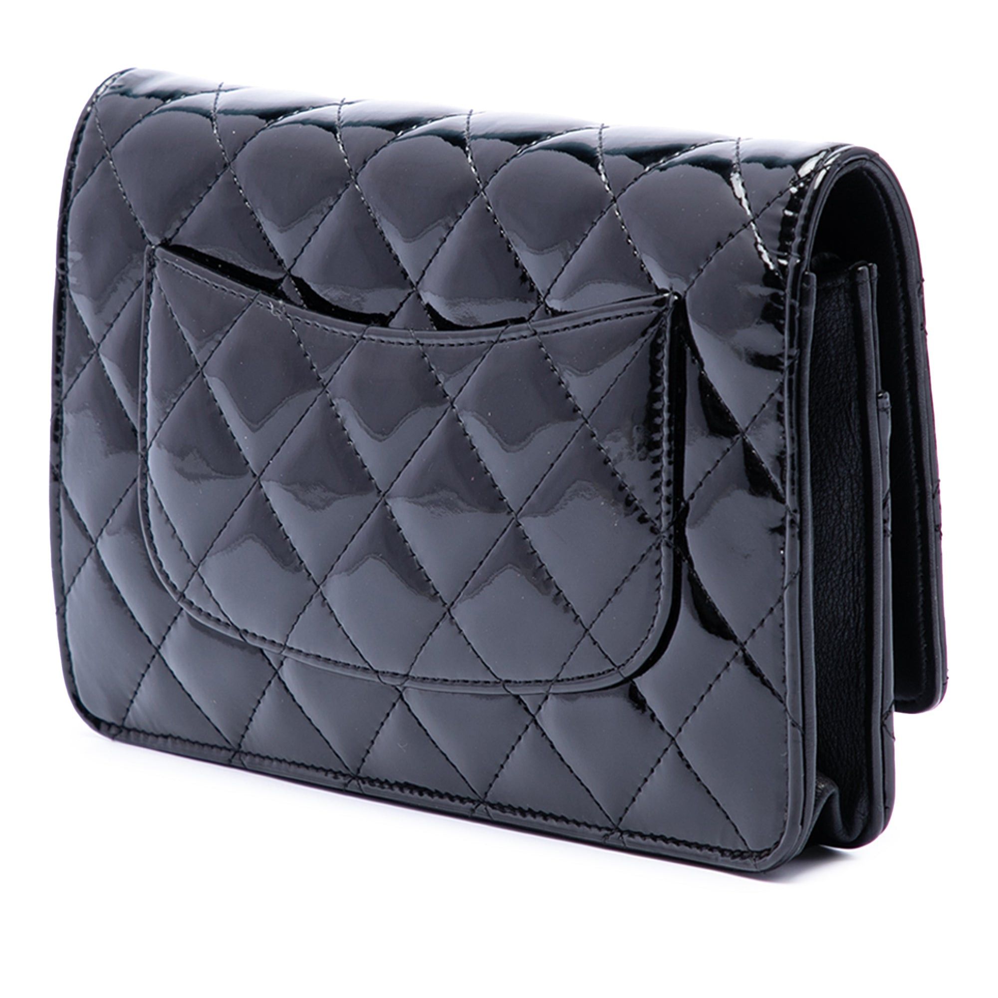 Chanel CC Quilted Patent Wallet On Chain Size ONE SIZE - 2 Thumbnail