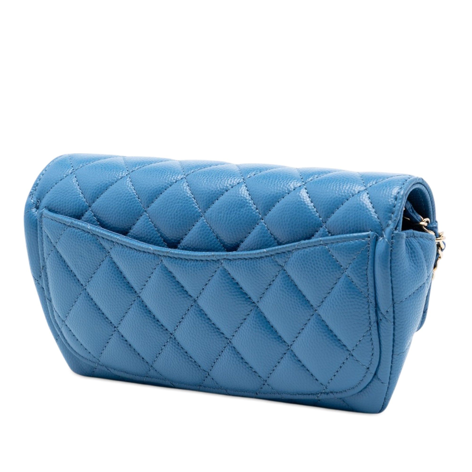 Chanel CC Quilted Caviar Sunglasses Case with Chain Size ONE SIZE - 2 Thumbnail